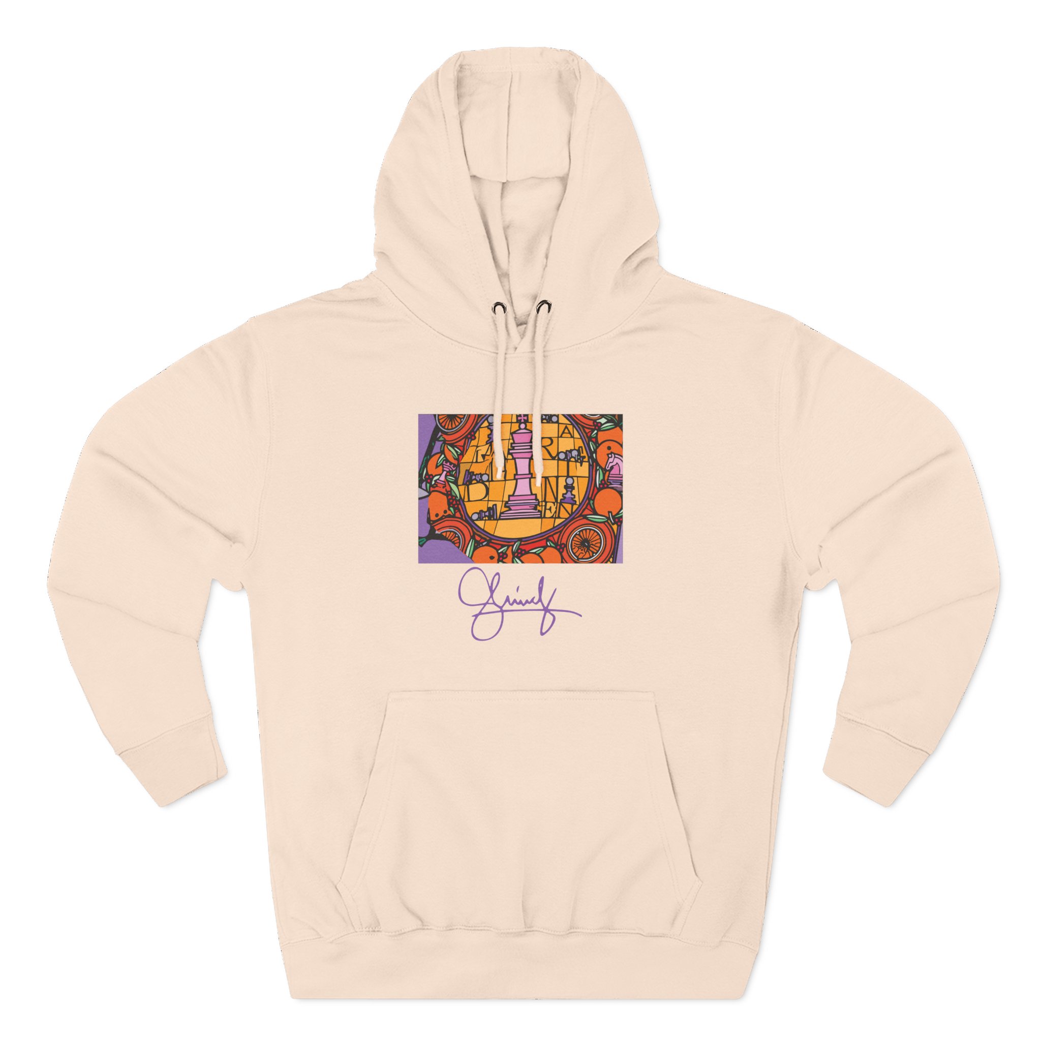 Shindy Three-Panel Fleece Hoodie