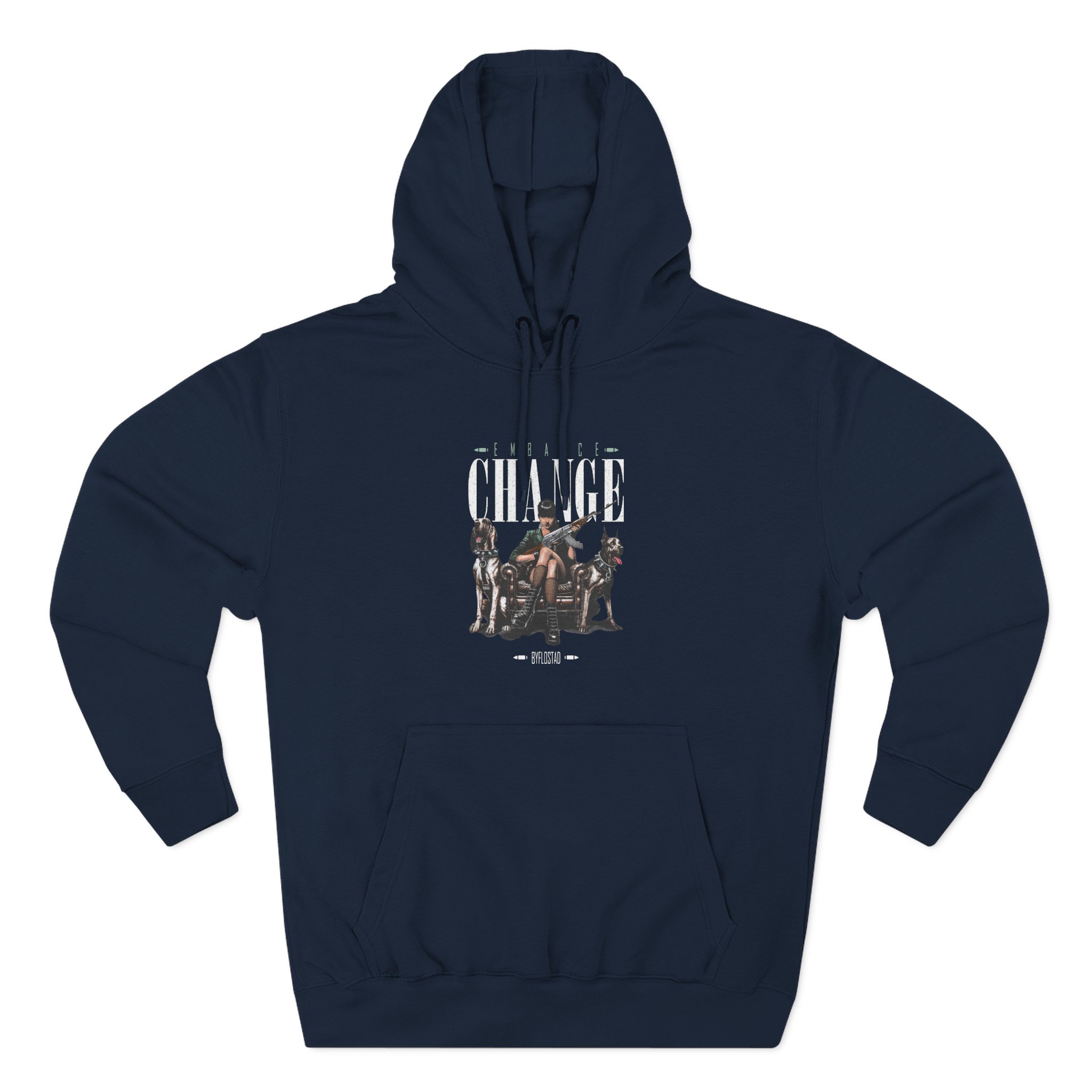 Embrace Change Three-Panel Fleece Hoodie