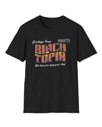 Binchtopia Postcard Unisex Softstyle T-Shirt