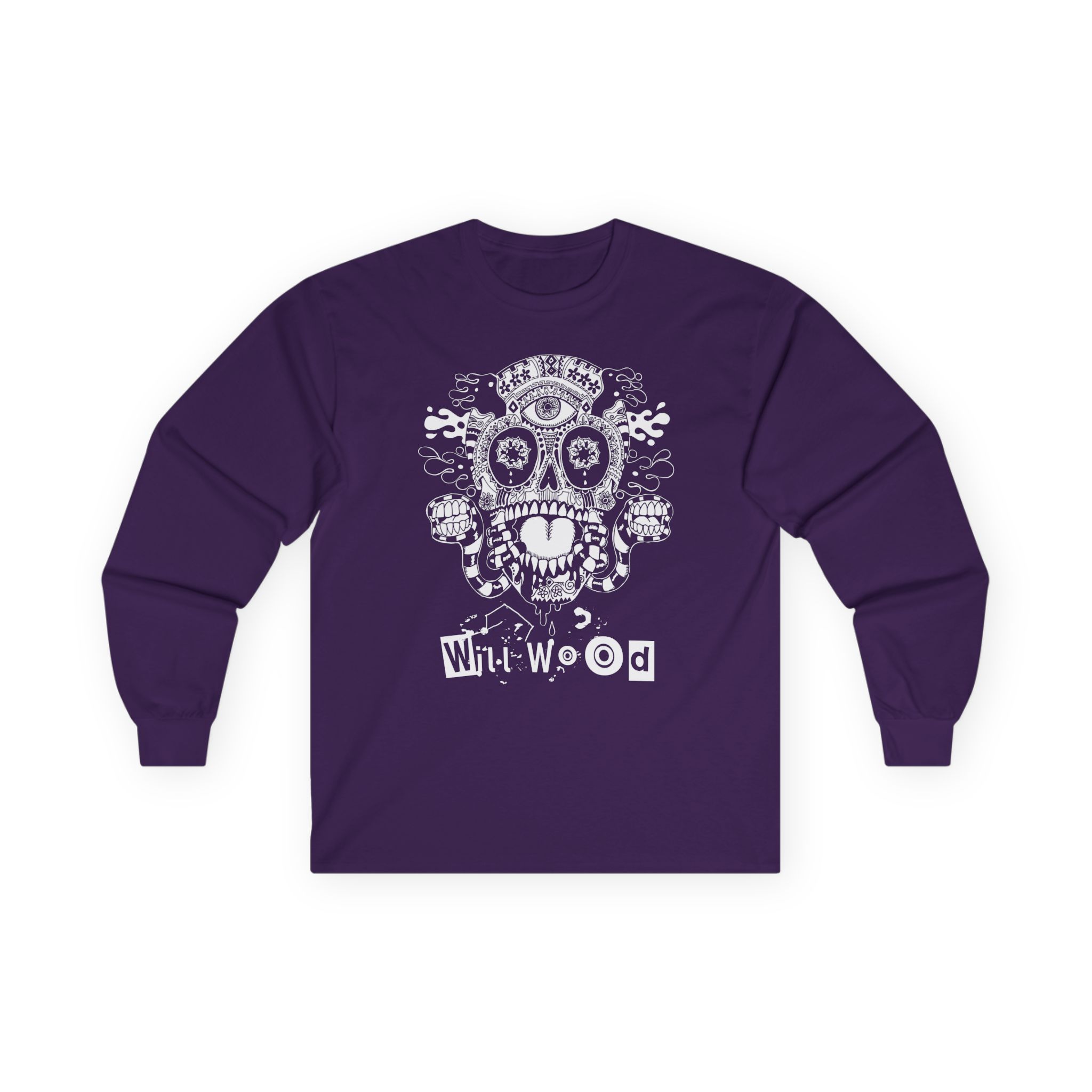 Will Wood Host Skull Unisex Ultra Cotton Long Sleeve Tee