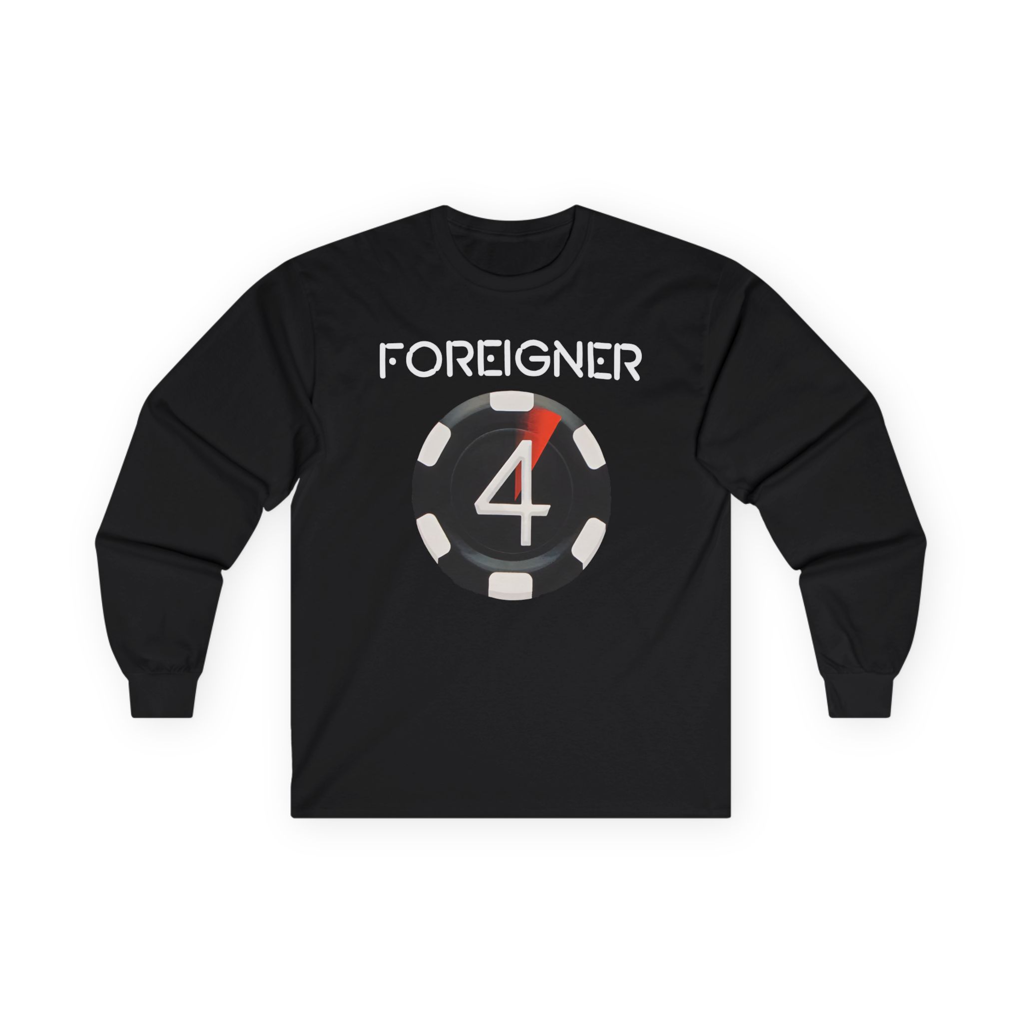 Foreigner 4 Poker Chip Unisex Ultra Cotton Long Sleeve Tee