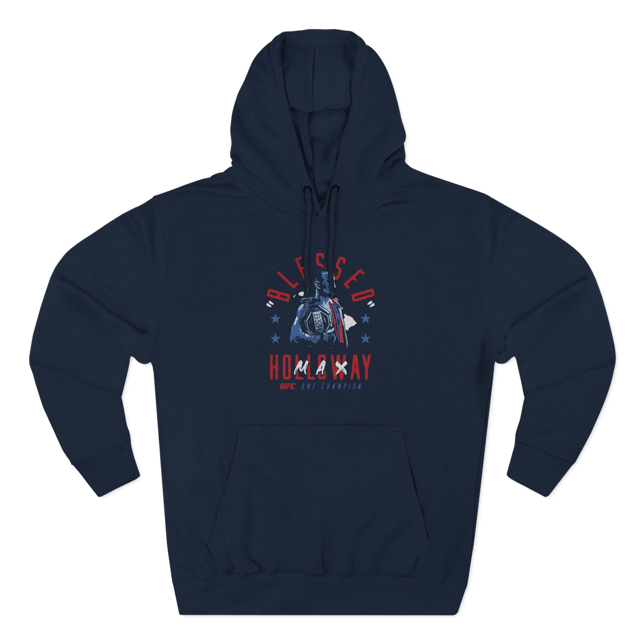 Max Holloway Strike Three-Panel Fleece Hoodie