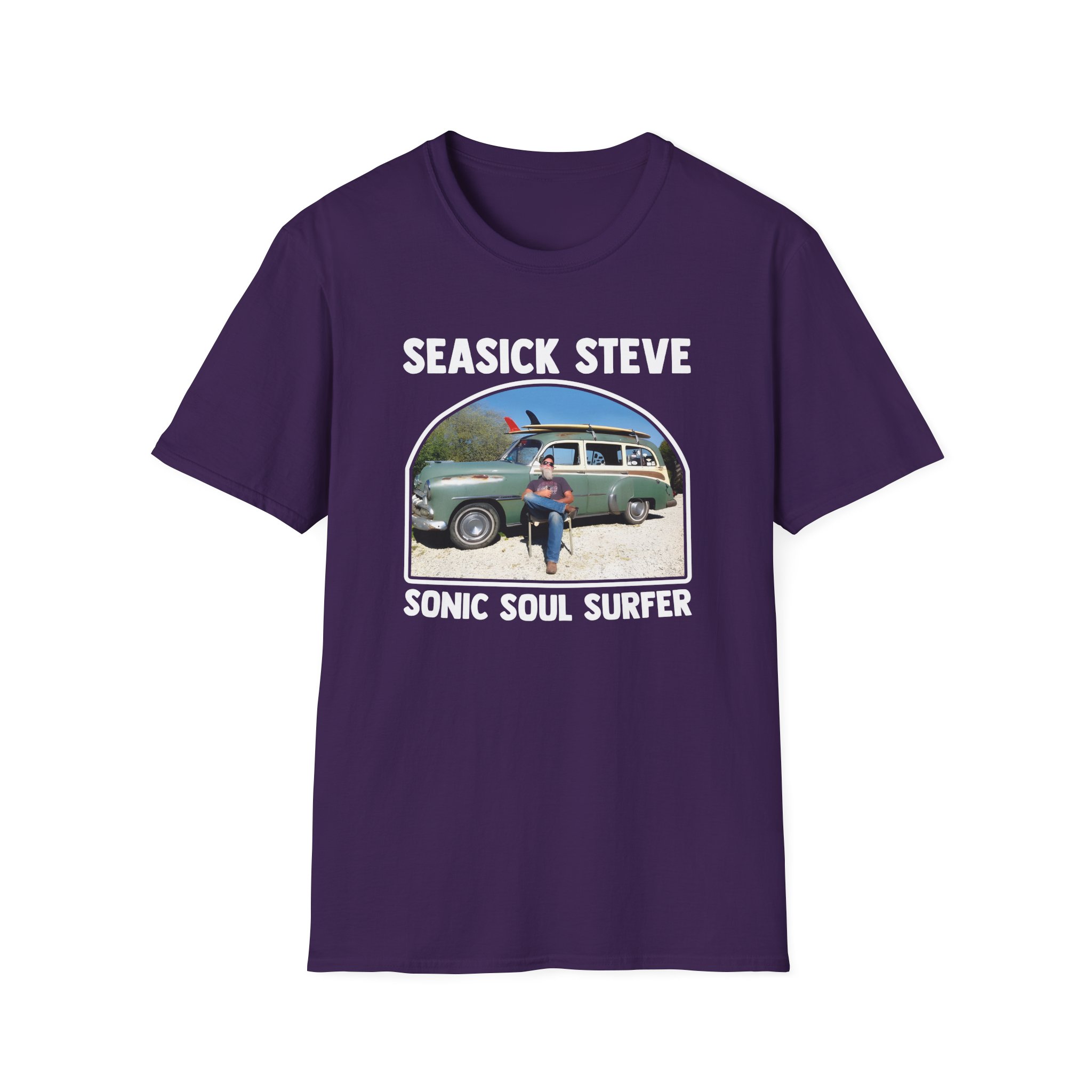 Seasick Steve Sonic Soul Surfer Unisex Softstyle T-Shirt