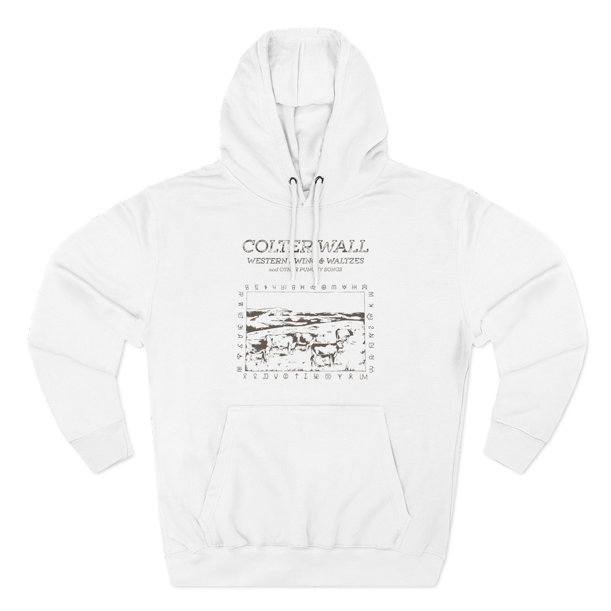 Colter Wall Western Swing & Waltzes Three-Panel Fleece Hoodie