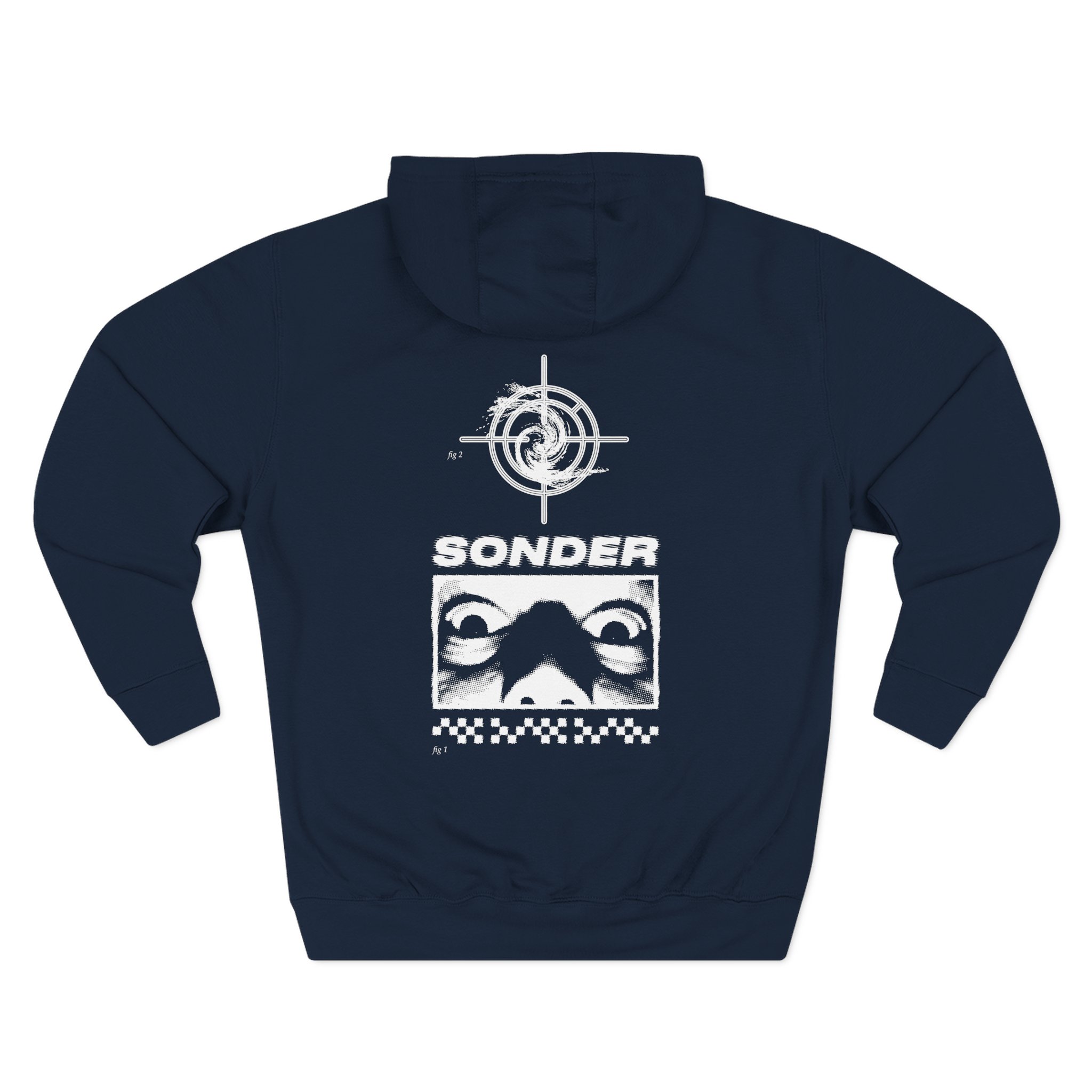 Sonder Three-Panel Fleece Hoodie