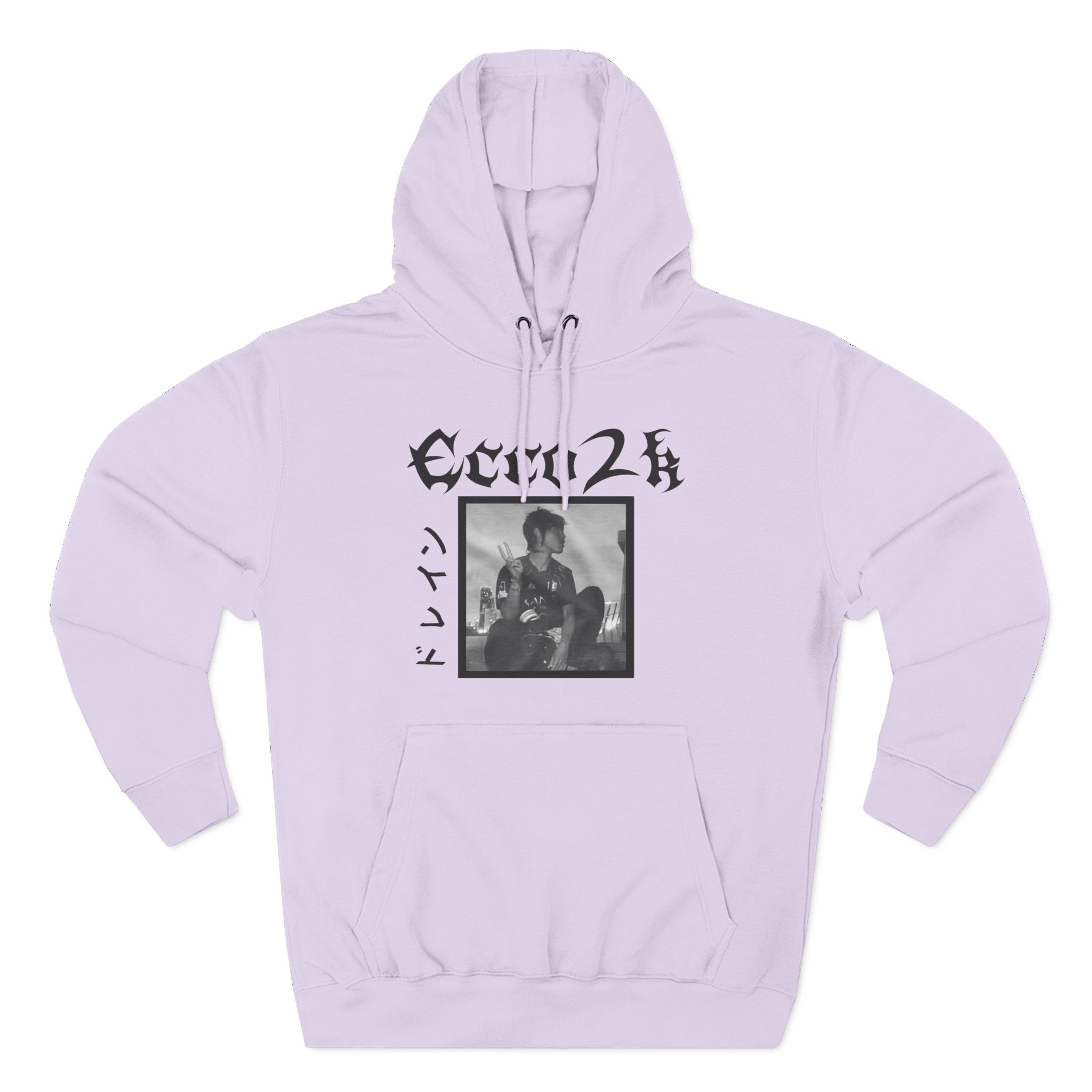Ecco2k Three-Panel Fleece Hoodie