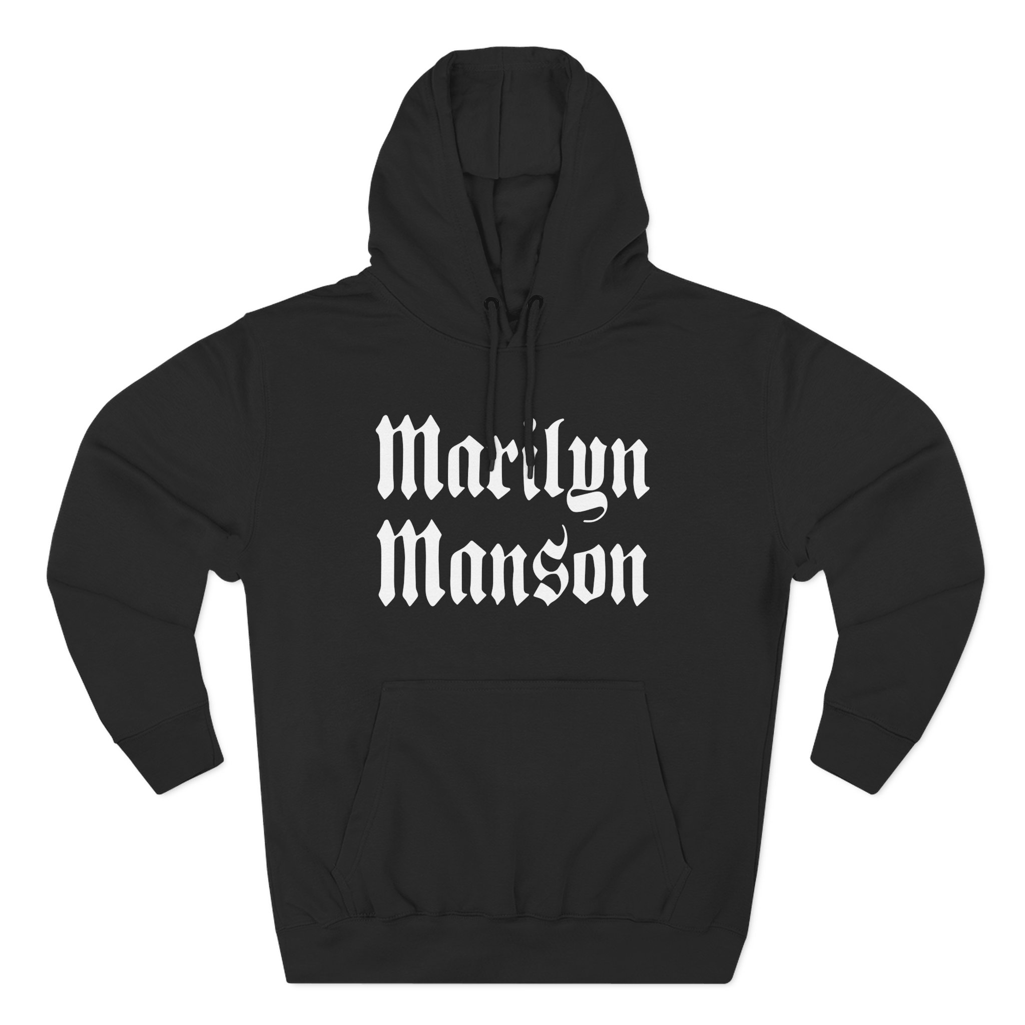 Marilyn Manson Goth Logo Three-Panel Fleece Hoodie