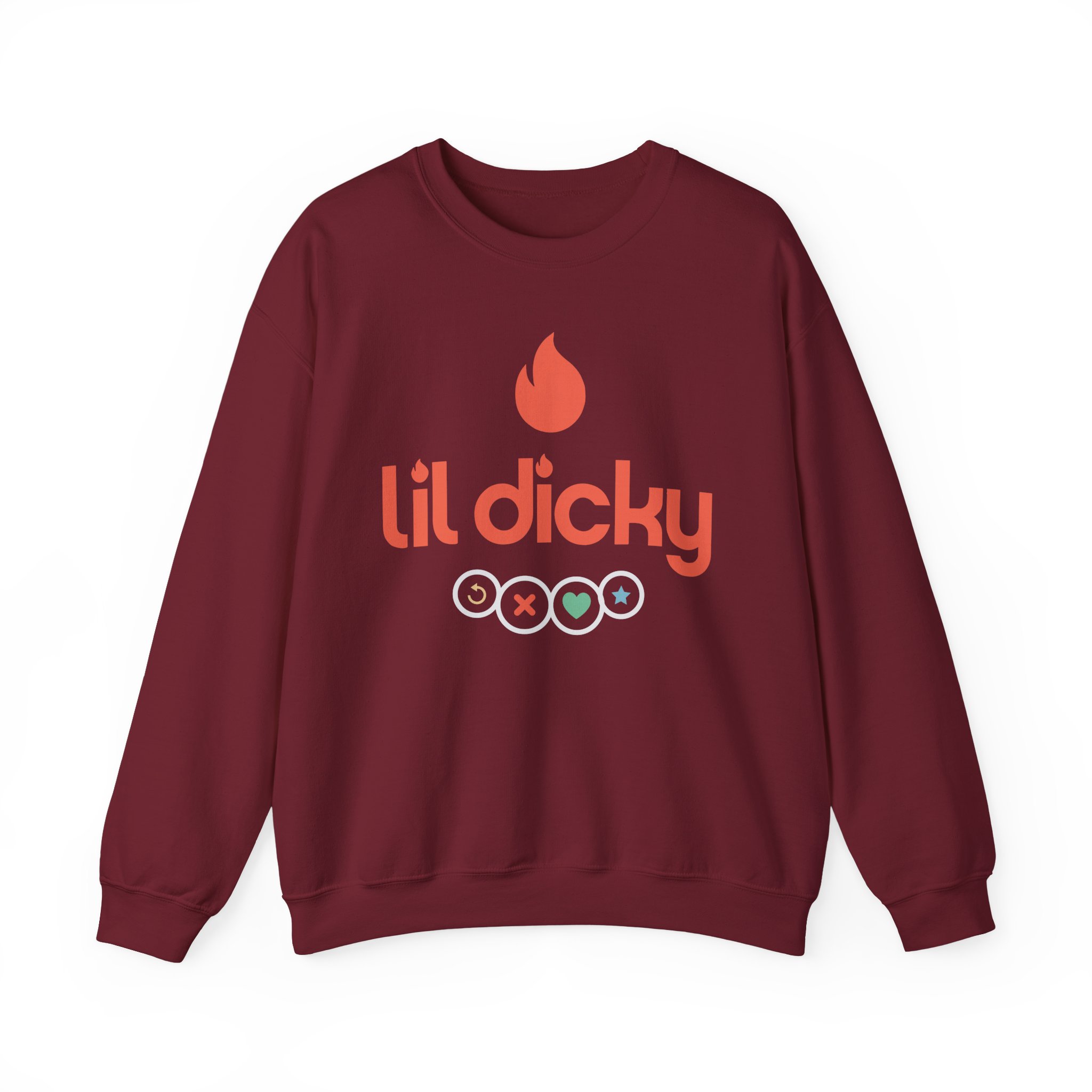 Lil Dicky Swipe Right Unisex Heavy Blendâ„¢ Crewneck Sweatshirt