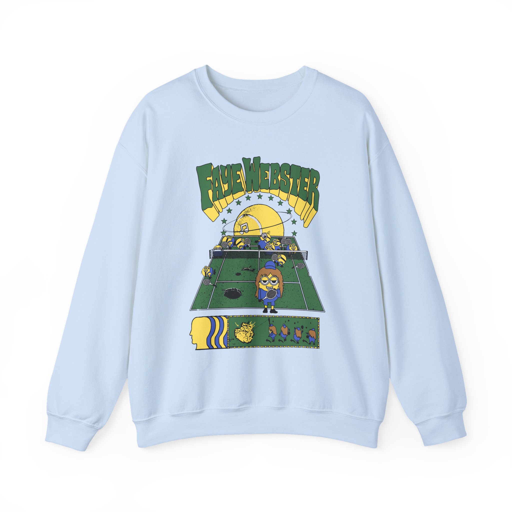 Faye Webster Braindead/minion Unisex Heavy Blendâ„¢ Crewneck Sweatshirt