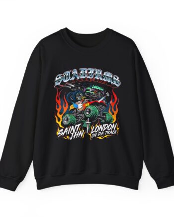 Saint Jhn Stadiums With London on Da Track Unisex Heavy Blend™ Crewneck Sweatshirt