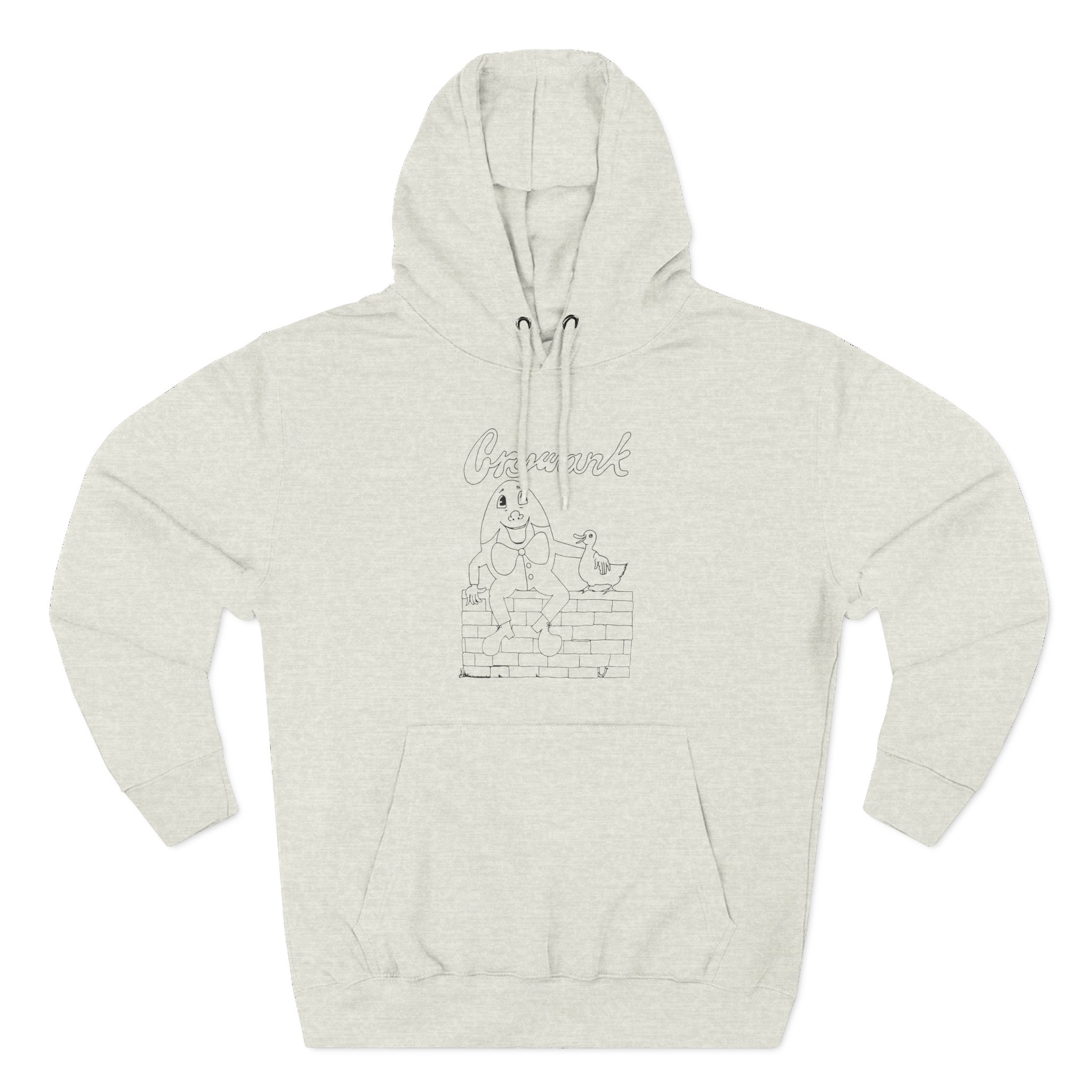 Crywank Three-Panel Fleece Hoodie