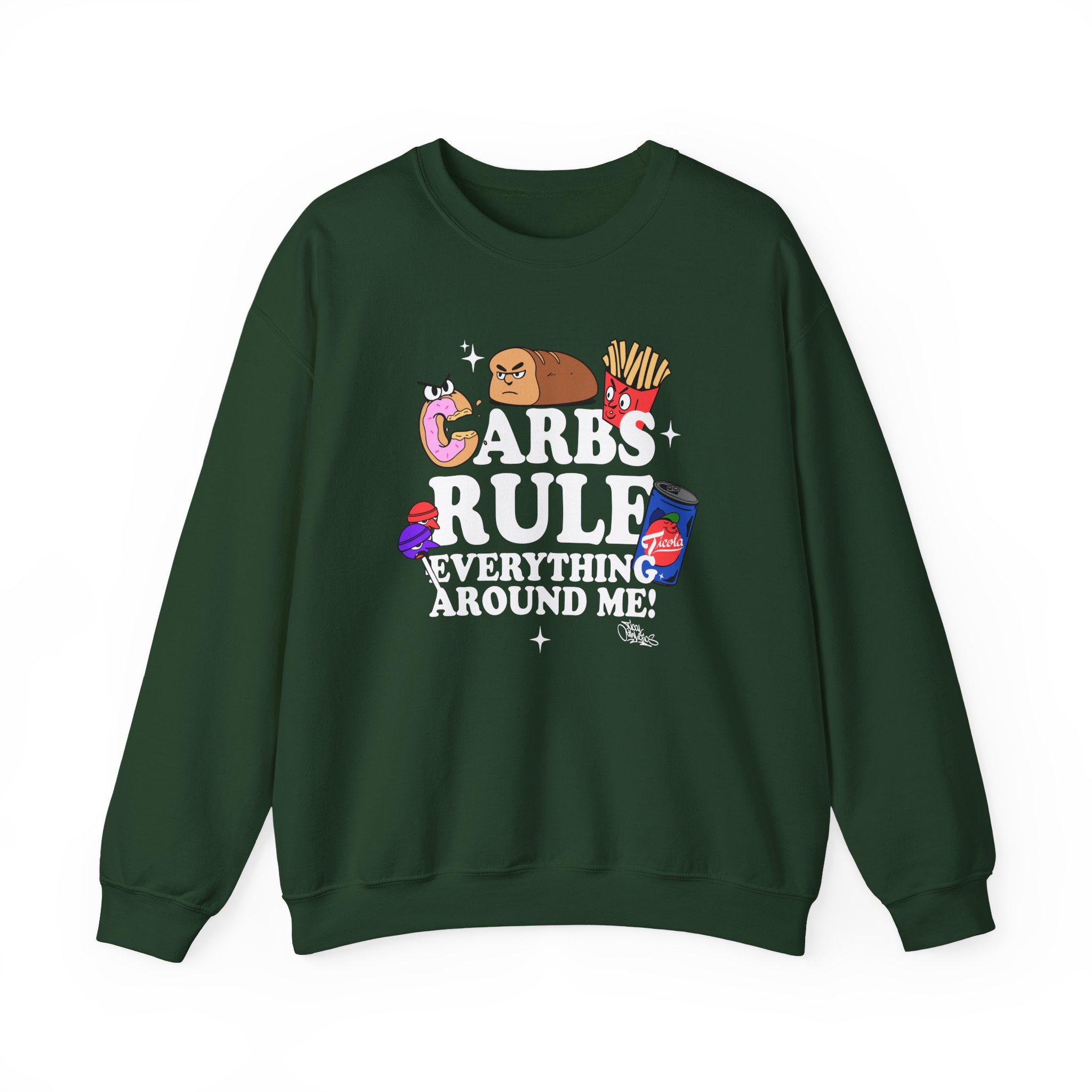 Method Man Carbs Rule Everything Around Me Unisex Heavy Blendâ„¢ Crewneck Sweatshirt