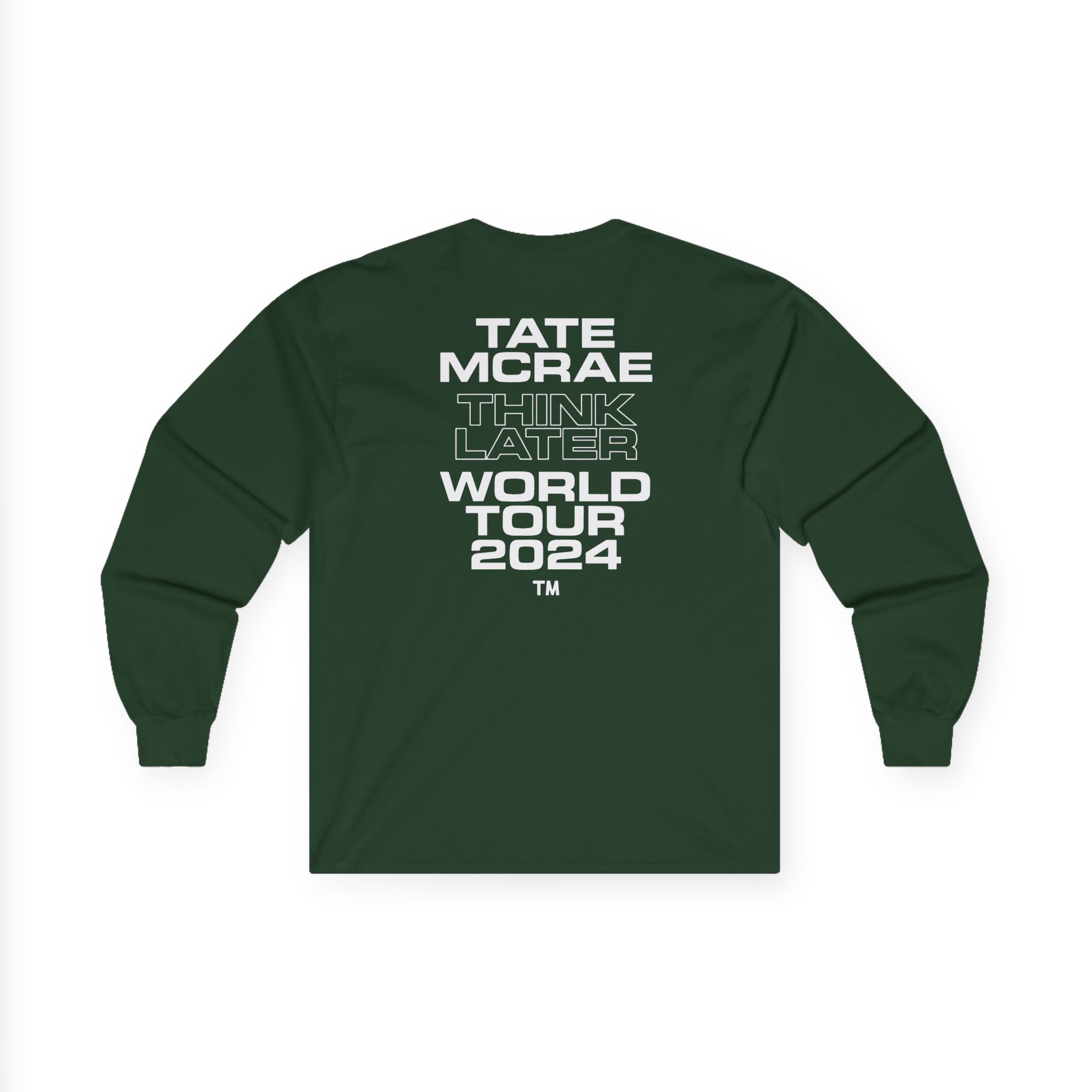 Tate Mcrae Think Later World Tour Unisex Ultra Cotton Long Sleeve Tee