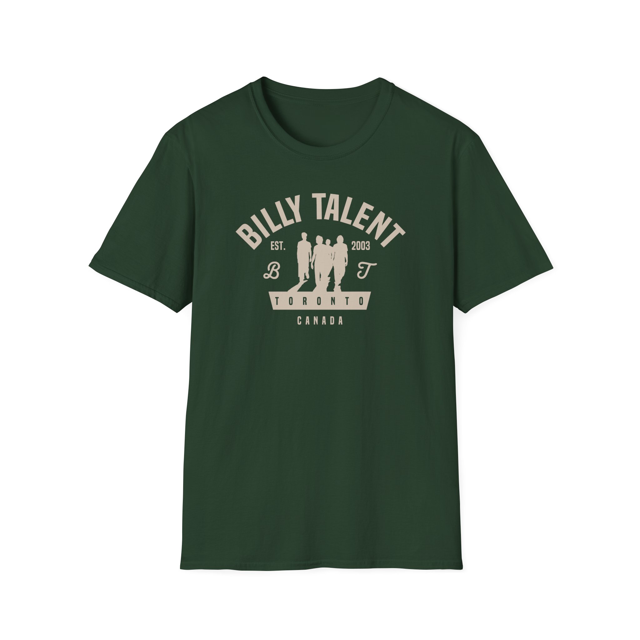 Billy Talent Band Silhouette Unisex Softstyle T-Shirt