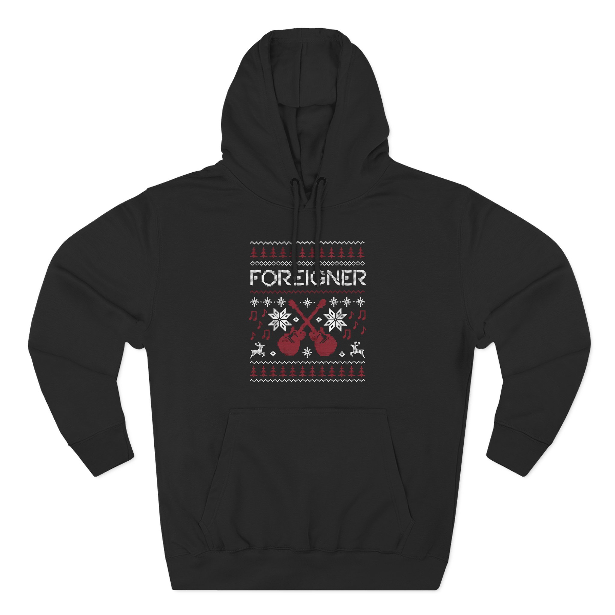 Foreigner Holiday Three-Panel Fleece Hoodie