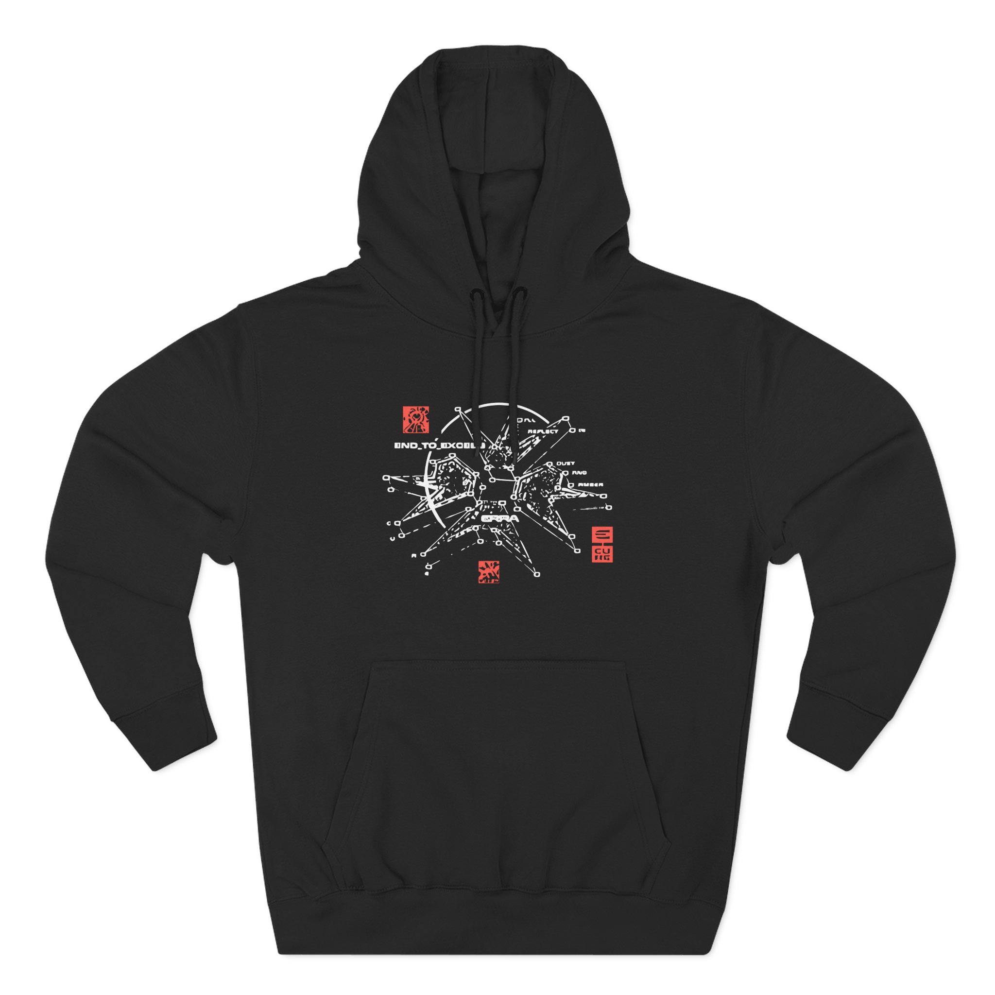 Erra End to Excess Three-Panel Fleece Hoodie