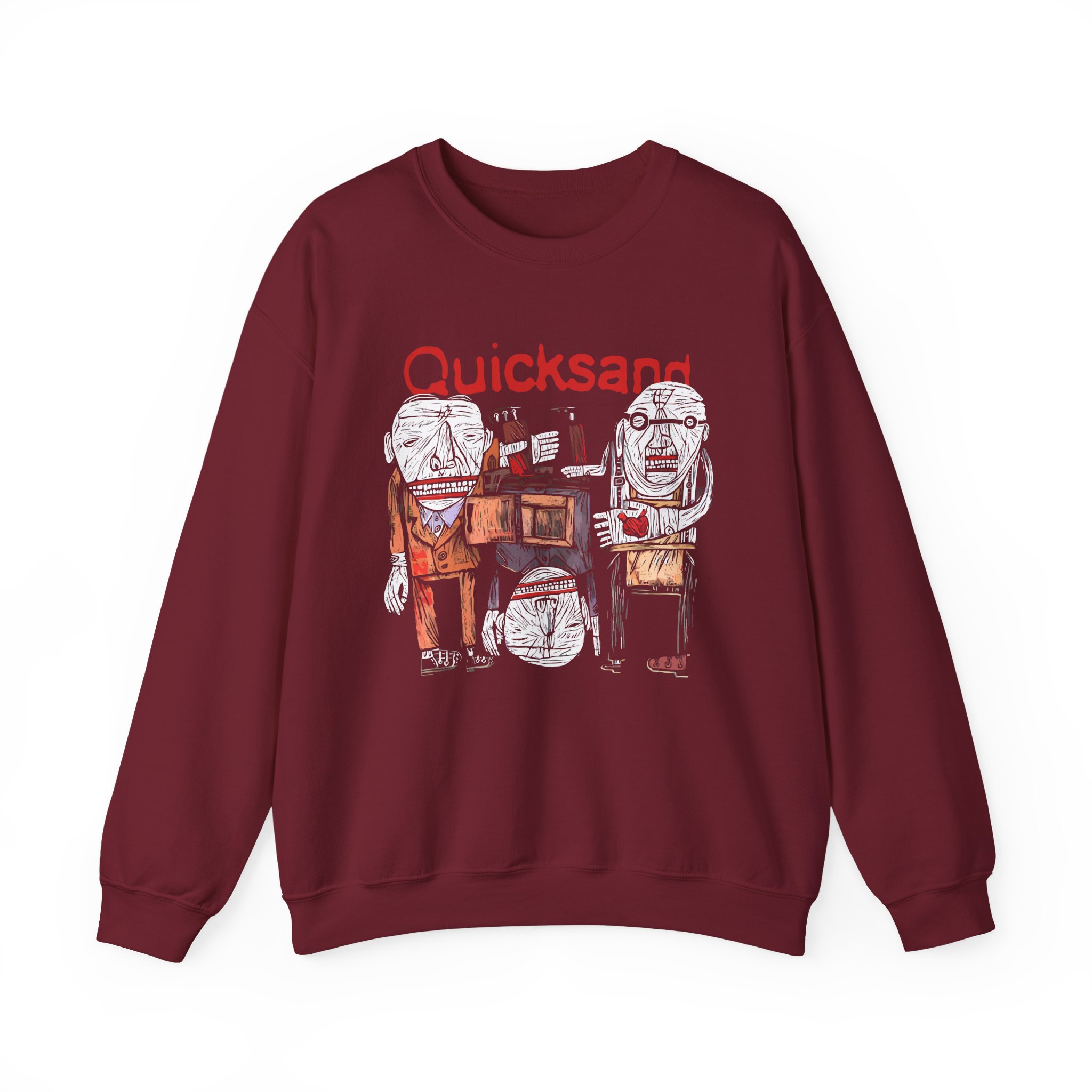 Quicksand Manic Compression Unisex Heavy Blendâ„¢ Crewneck Sweatshirt