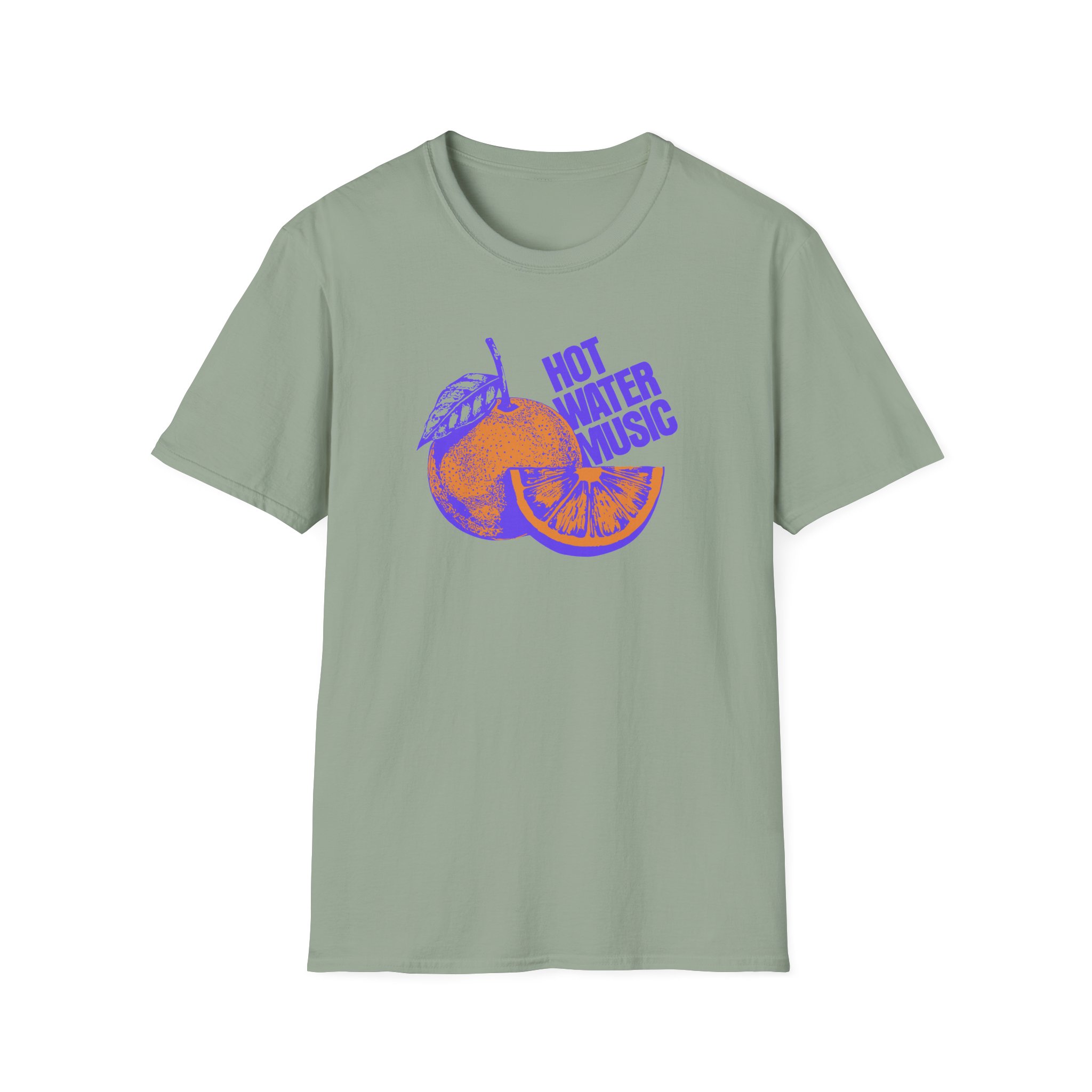 Hot Water Music Florida Orange Unisex Softstyle T-Shirt