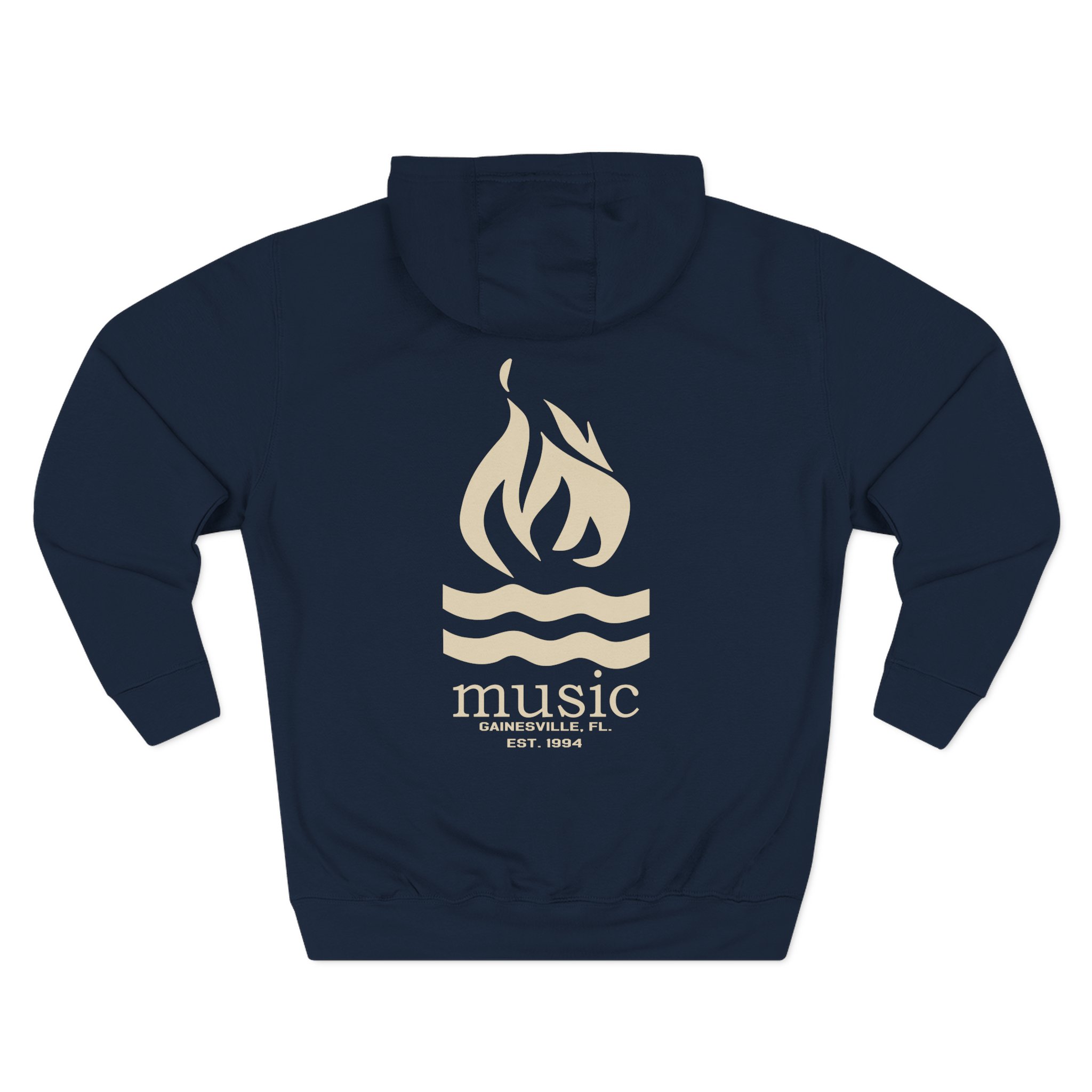 Hot Water Music Logo Three-Panel Fleece Hoodie