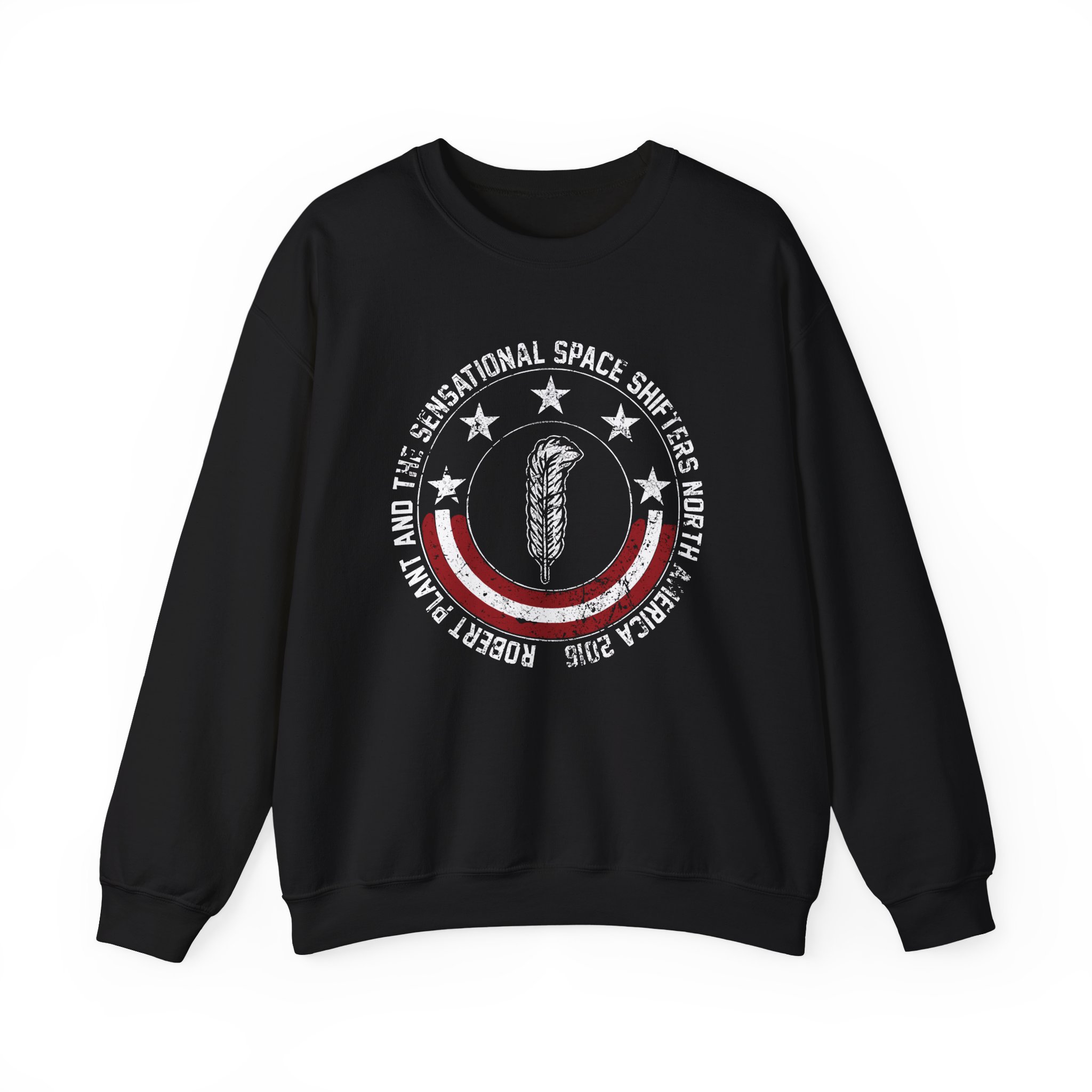 Robert Plant Patriotic Quill Itinerary Unisex Heavy Blendâ„¢ Crewneck Sweatshirt