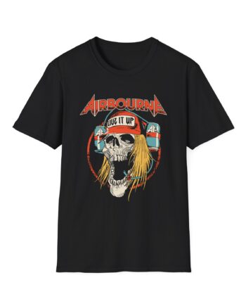 Airbourne Live It Up Unisex Softstyle T-Shirt