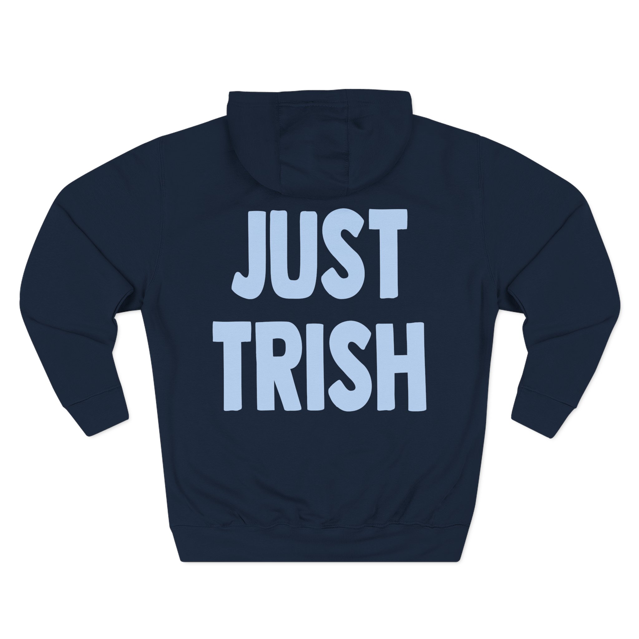 Just Trish Three-Panel Fleece Hoodie