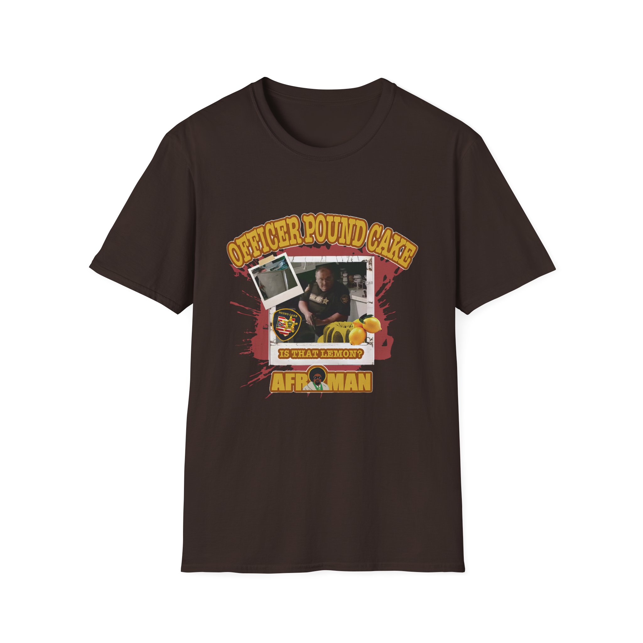 Afroman Officer Pound Cake Unisex Softstyle T-Shirt
