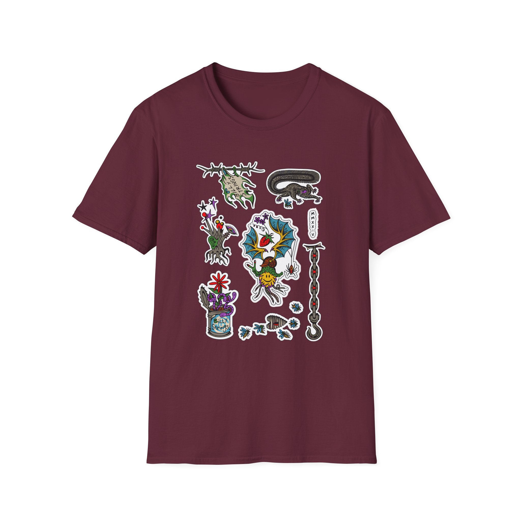 Billy Strings Flash Sheet Unisex Softstyle T-Shirt