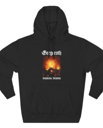 Gorgoroth Instinctus Bestialis Three-Panel Fleece Hoodie