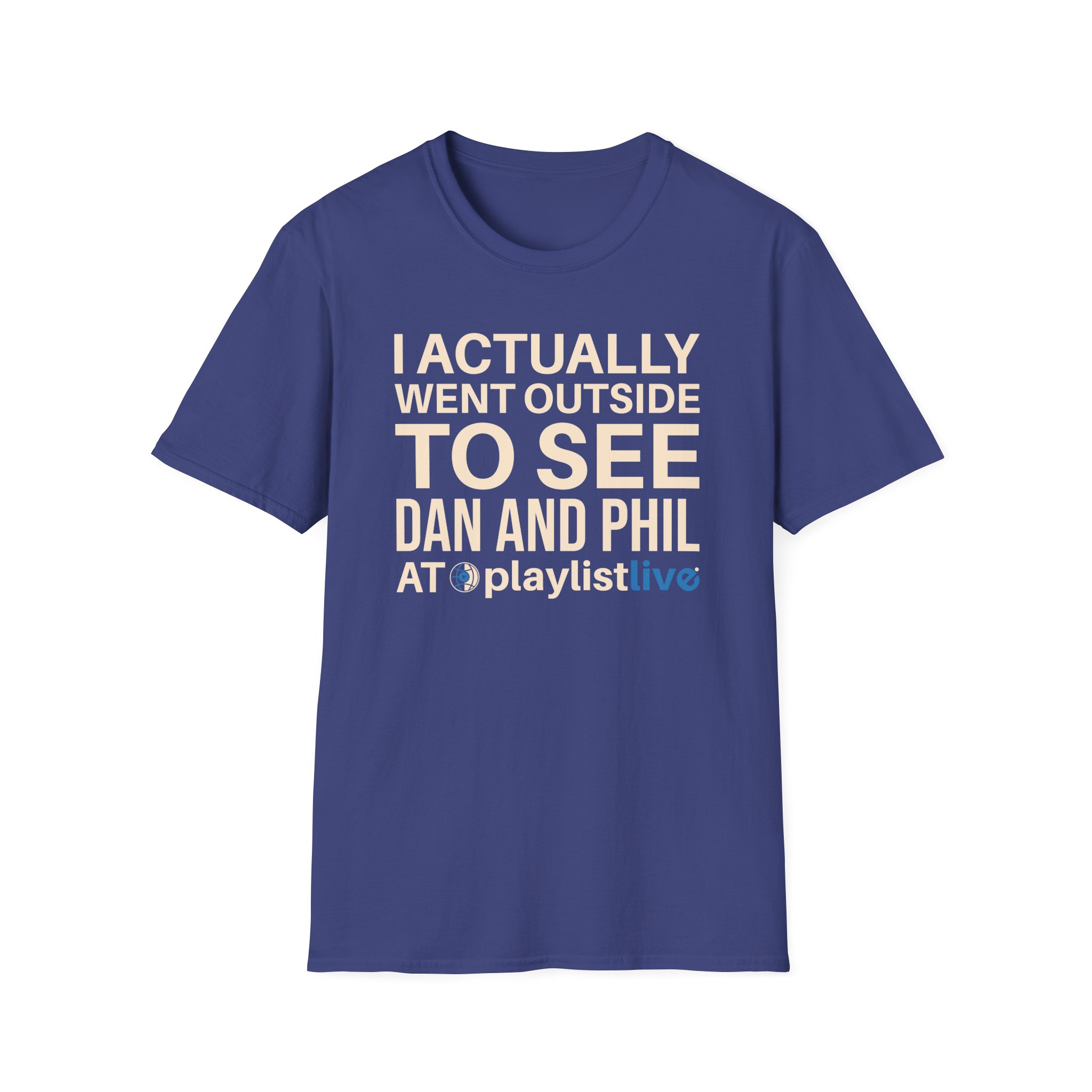 Dan and Phil Actually Went Outside to See Dan and Phil at Playlist Live Unisex Softstyle T-Shirt