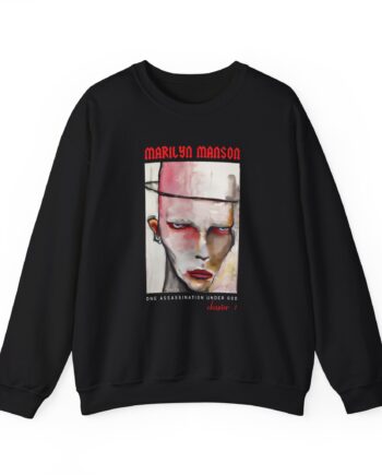 Marilyn Manson One Assassination Under God Unisex Heavy Blend™ Crewneck Sweatshirt