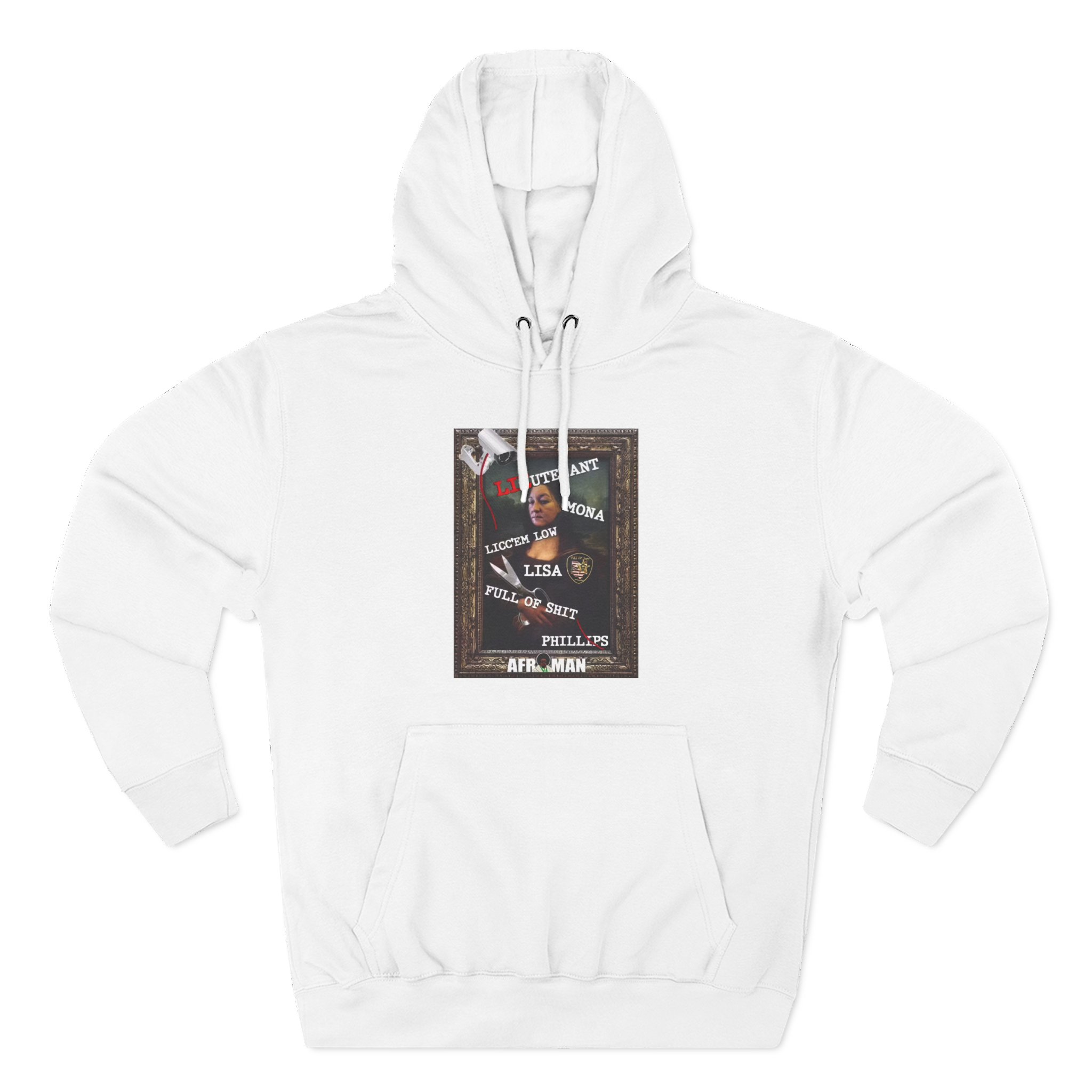 Afroman Lt Licc’em Low Lisa Full of Shit Phillips Three-Panel Fleece Hoodie