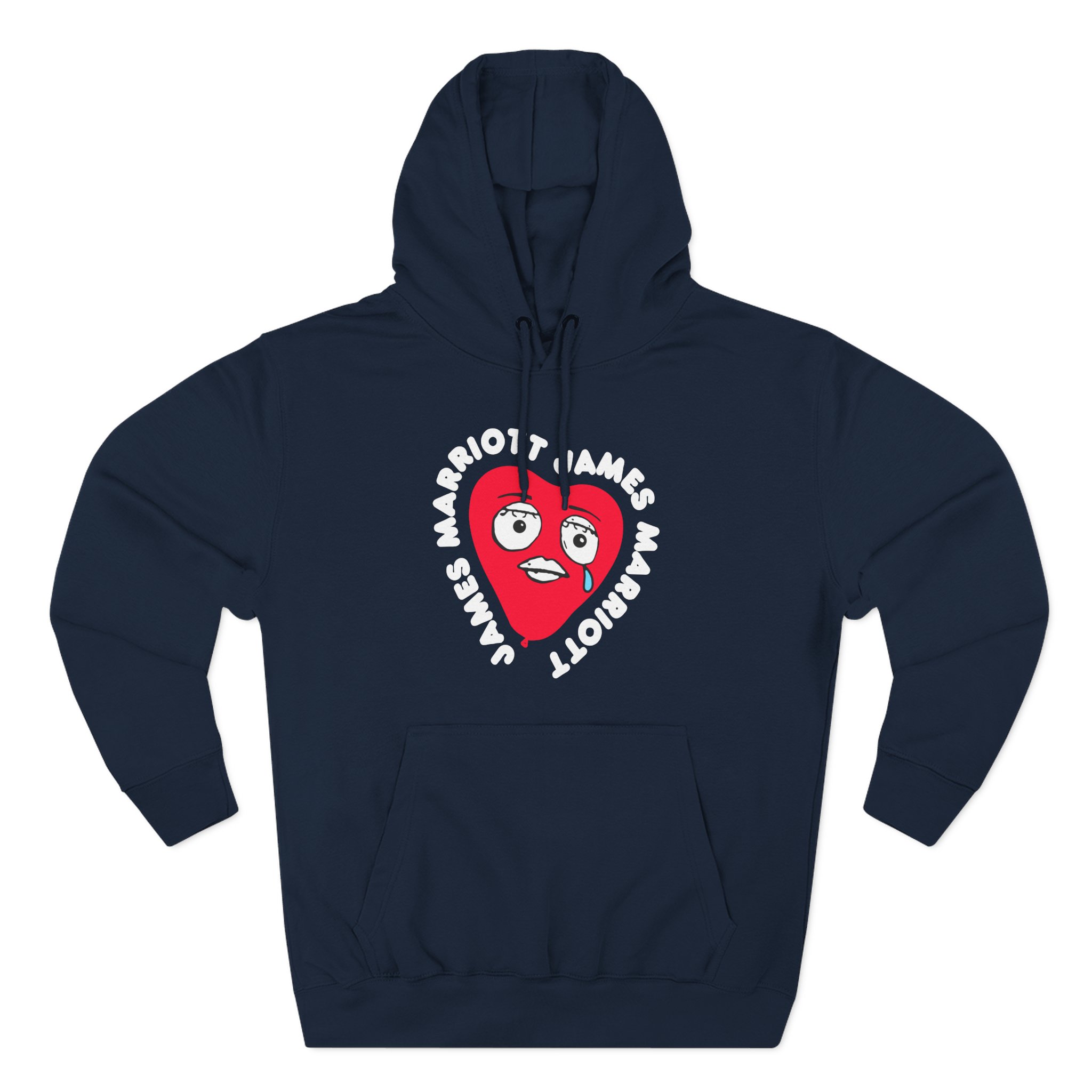 James Marriott Are We There Yet Heart Three-Panel Fleece Hoodie