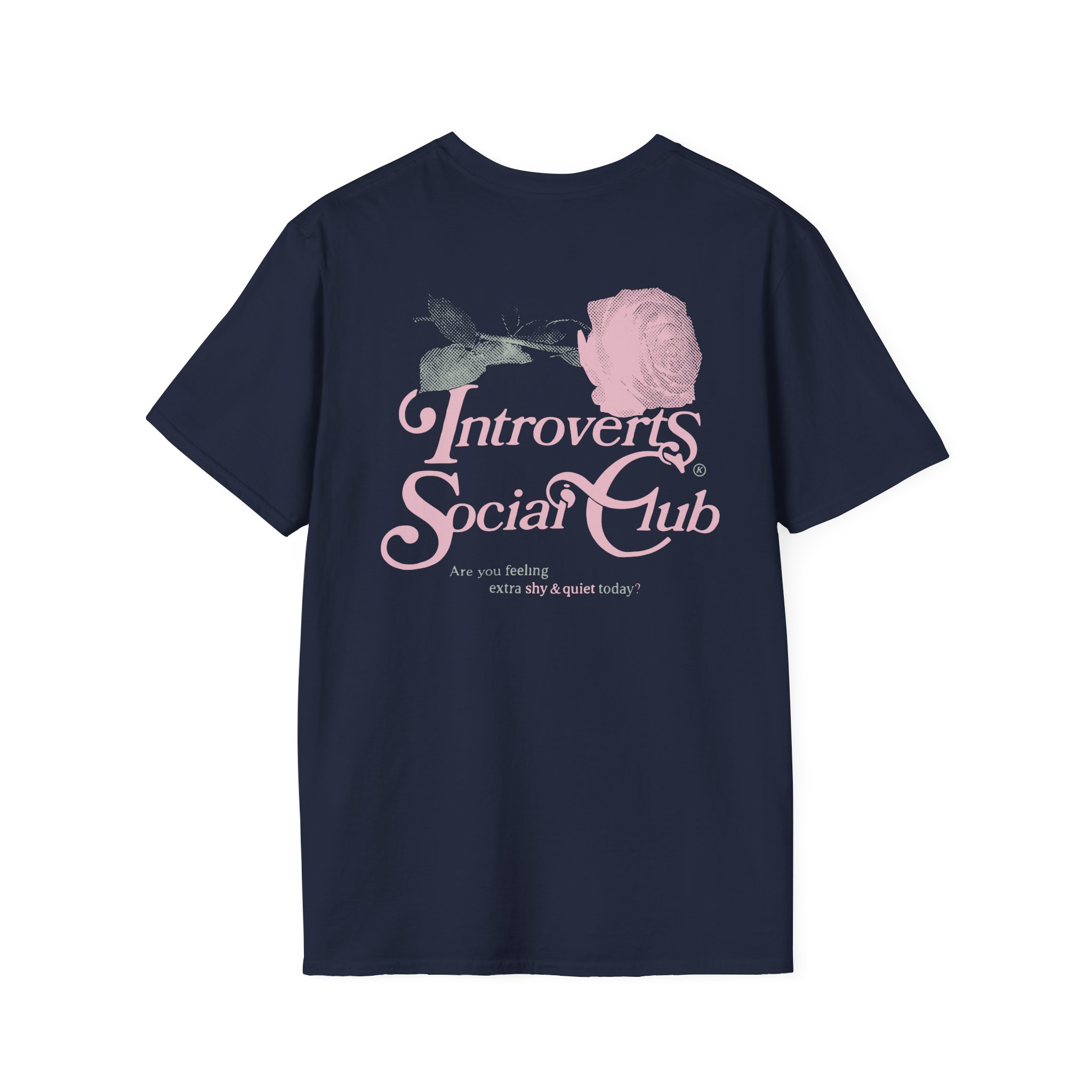 Kallmekris Introverts Social Club Unisex Softstyle T-Shirt