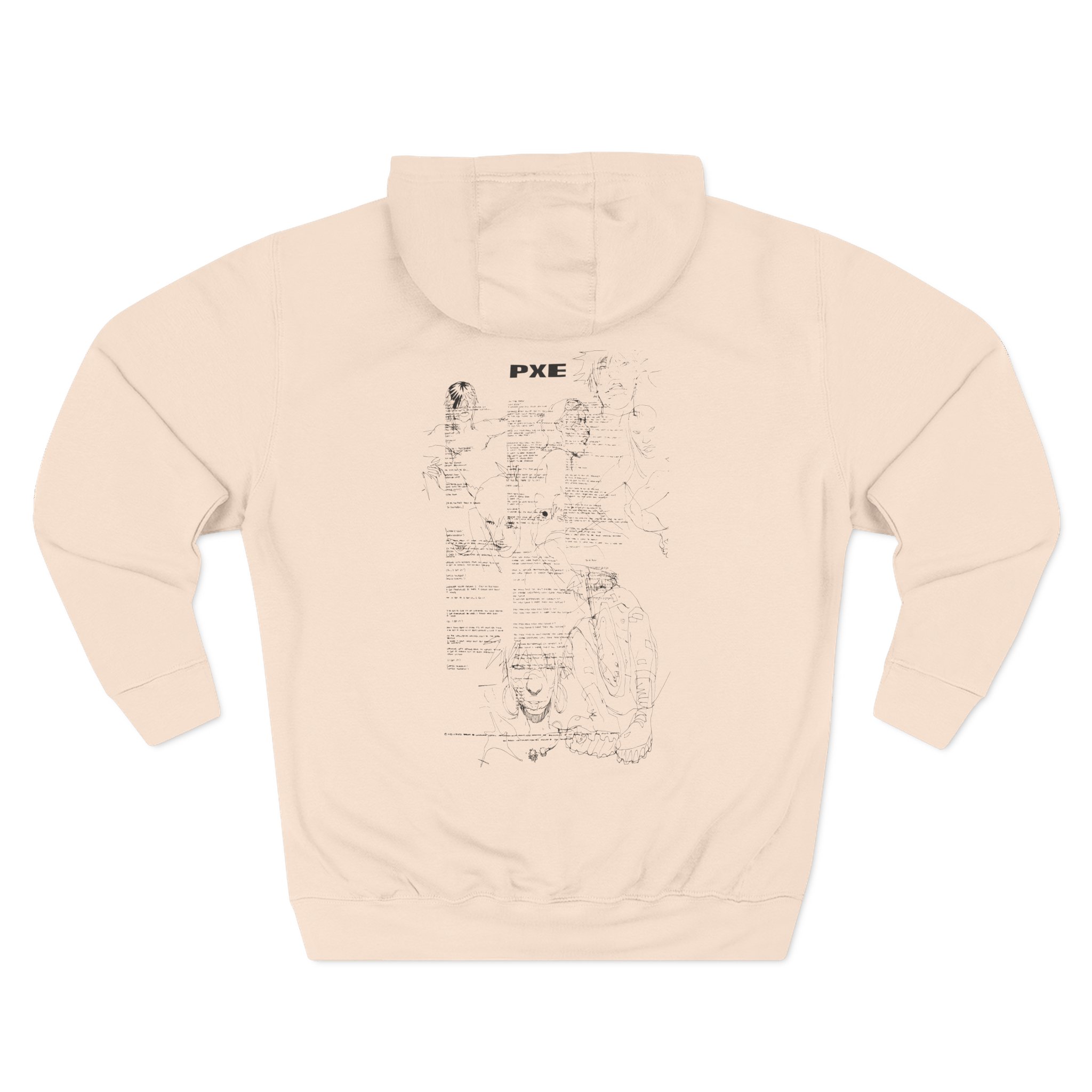 Ecco2k in the Flesh Three-Panel Fleece Hoodie