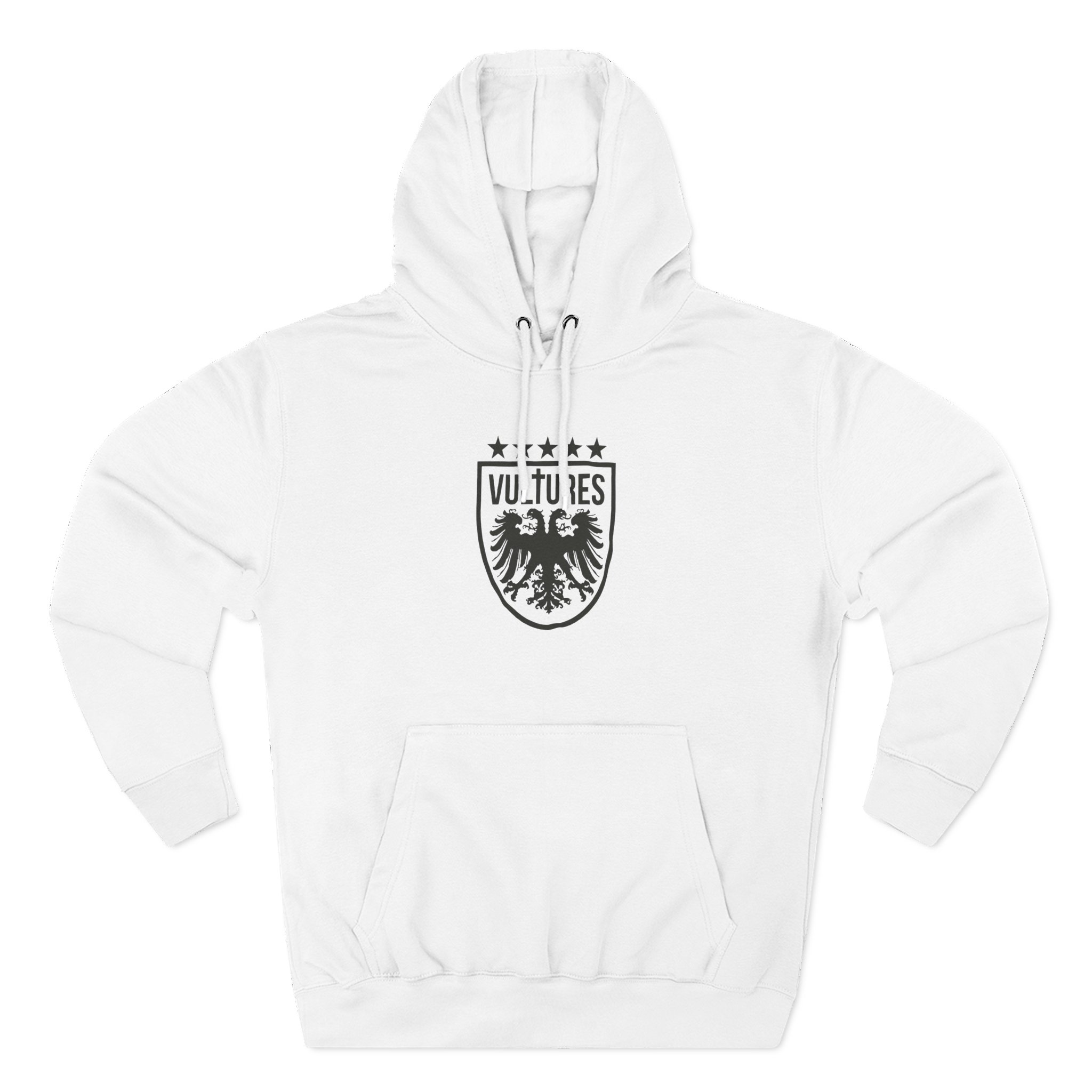 Vultures Three-Panel Fleece Hoodie