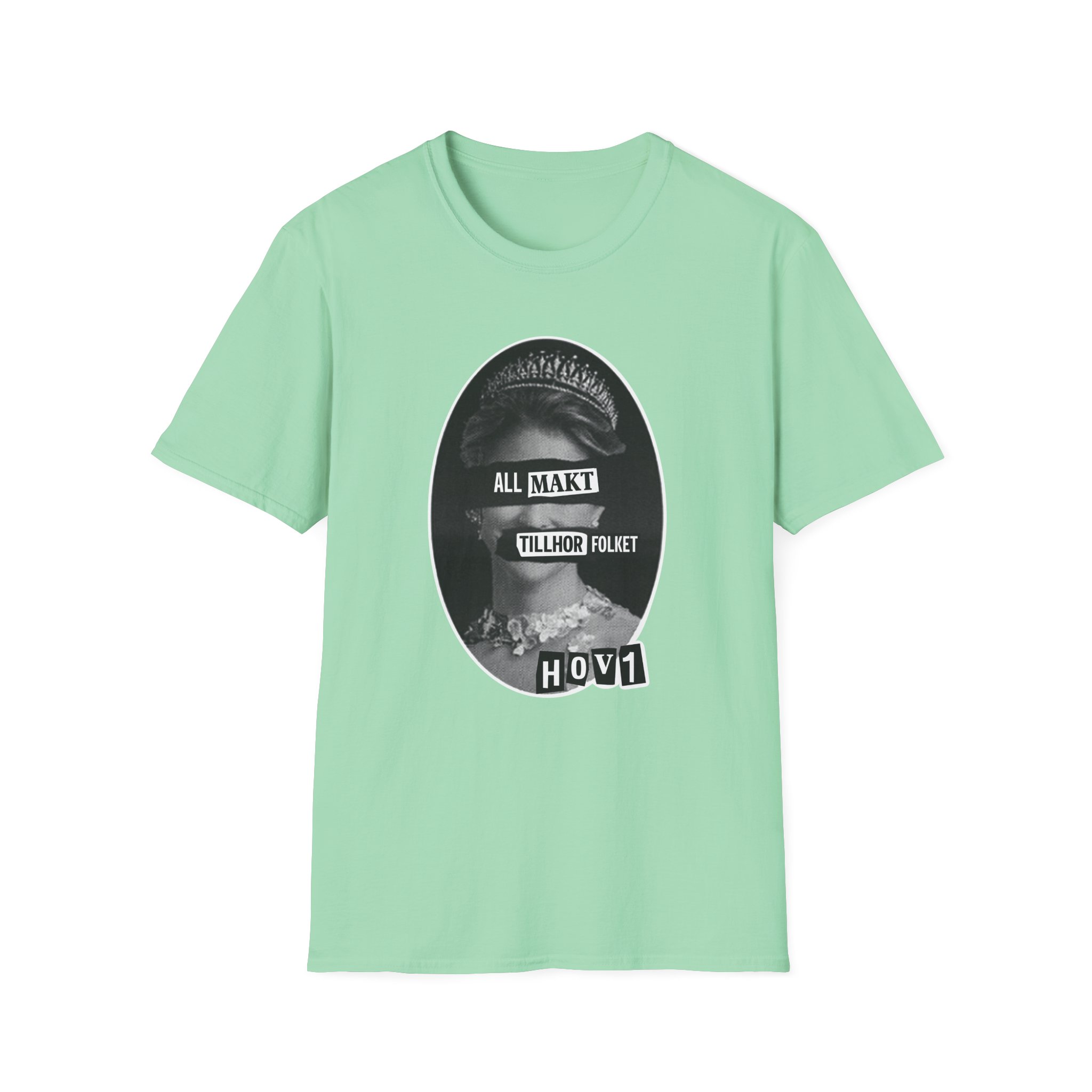 Hov1 All Makt Tillh’r Folket Unisex Softstyle T-Shirt
