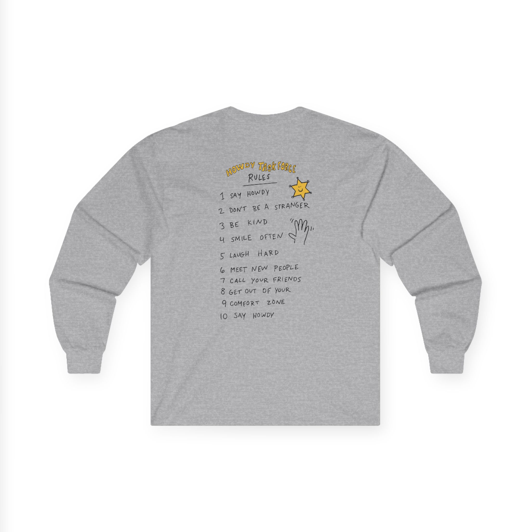 Ryan Trahan Howdy Task Force Unisex Ultra Cotton Long Sleeve Tee