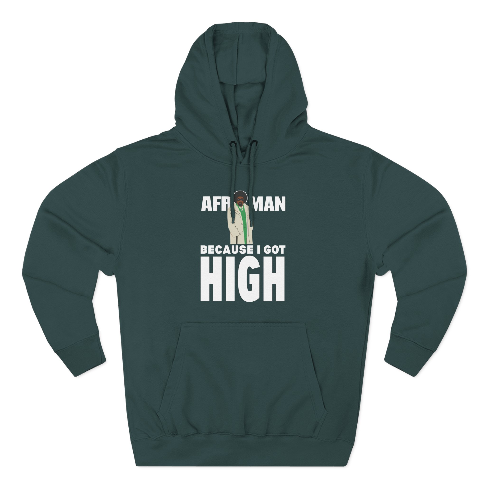 Afroman Because I Got High Three-Panel Fleece Hoodie