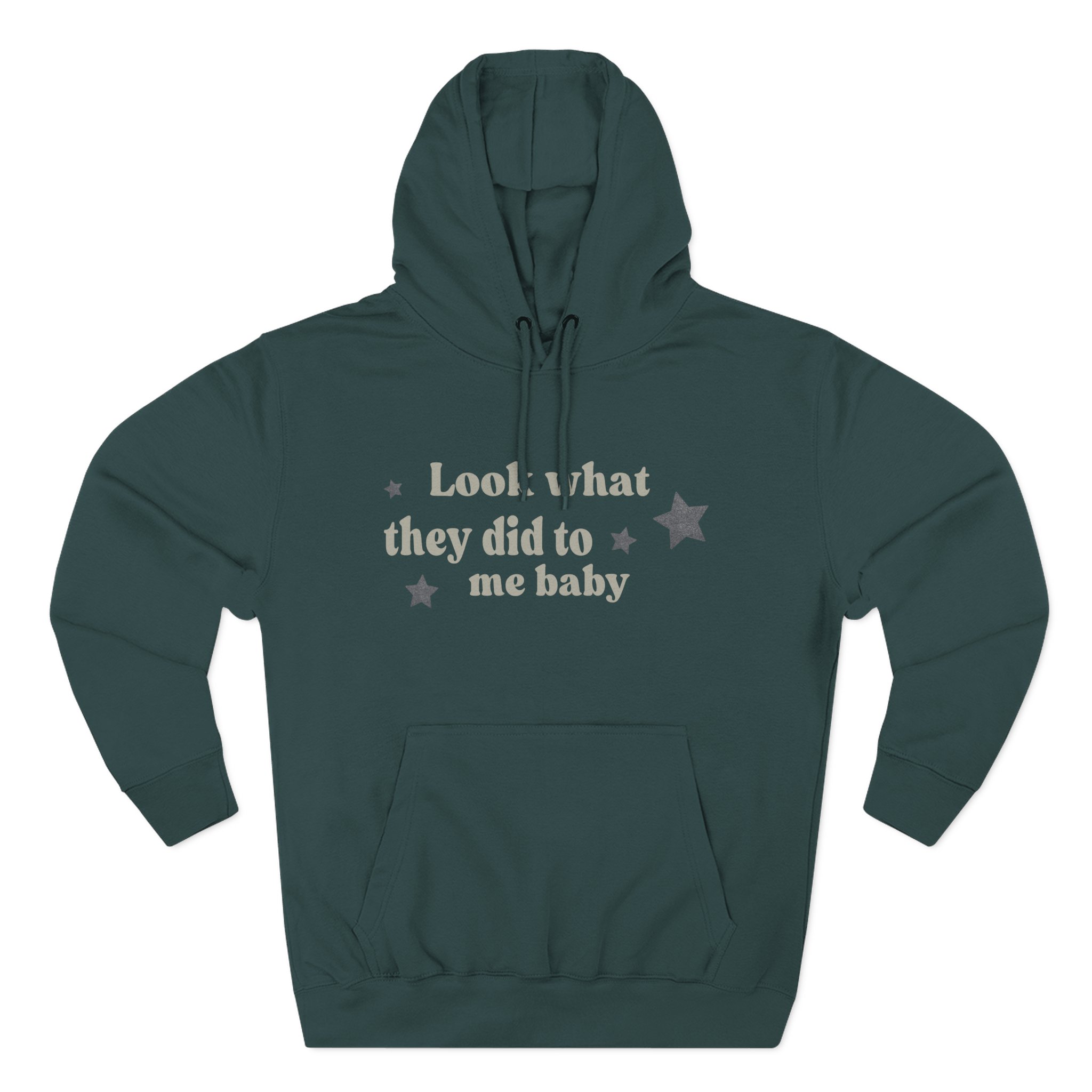 Daniel Caesar 2024 Look What They Did to Me Baby Three-Panel Fleece Hoodie