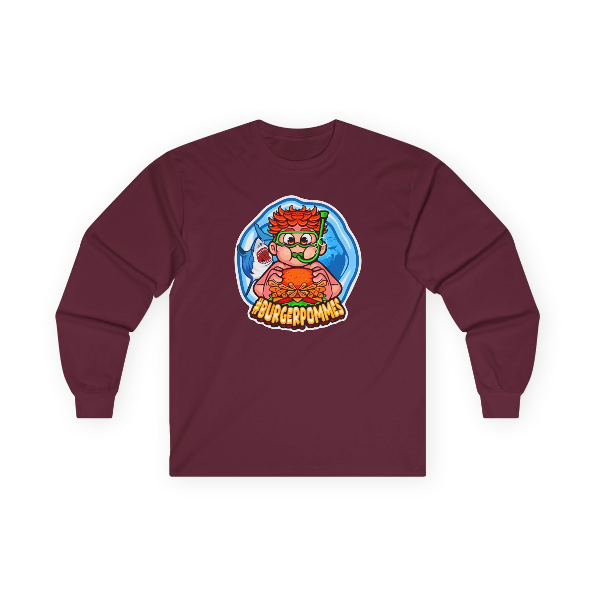Burger Pommes Unisex Ultra Cotton Long Sleeve Tee