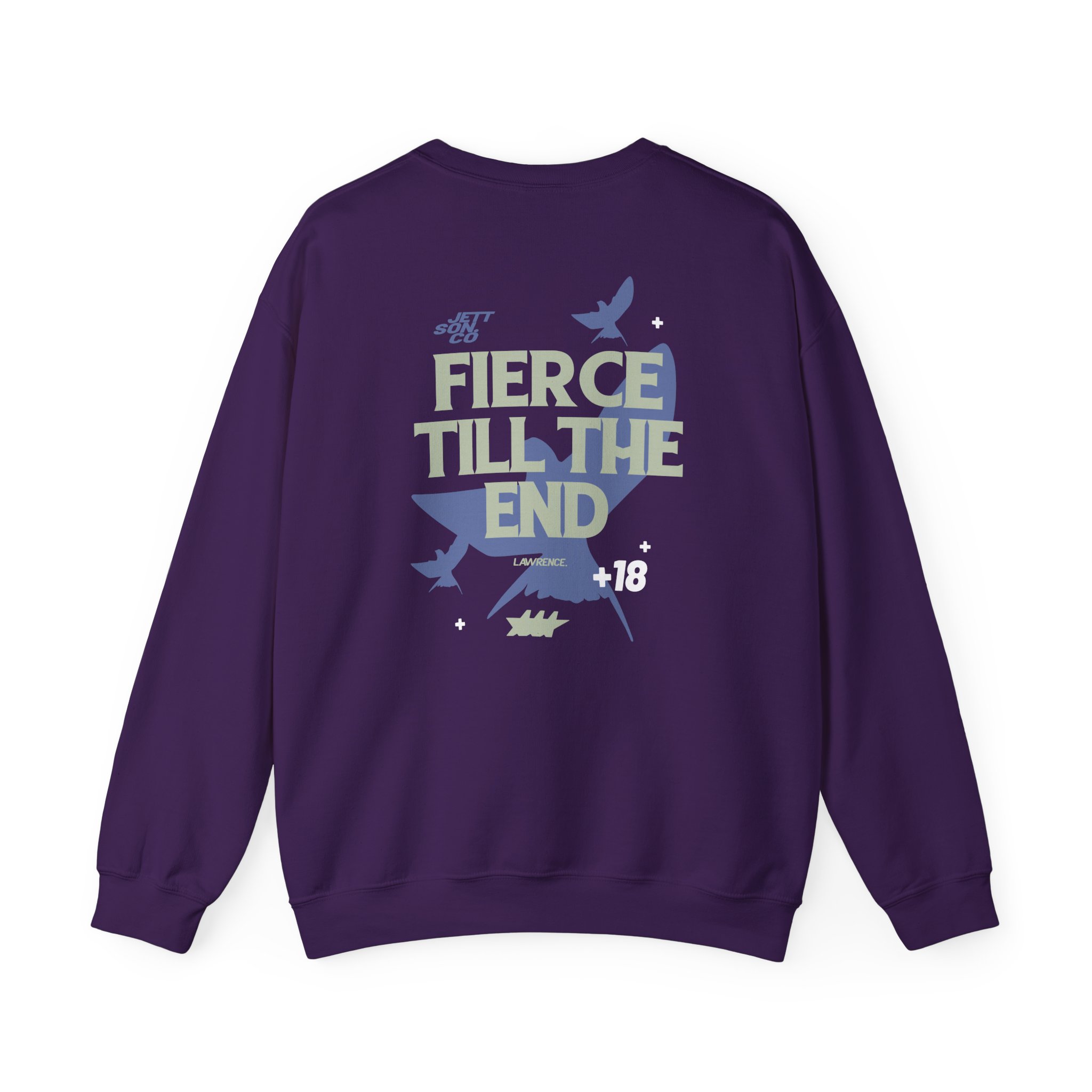 Jett Lawrenc Fierce Till the End Unisex Heavy Blendâ„¢ Crewneck Sweatshirt