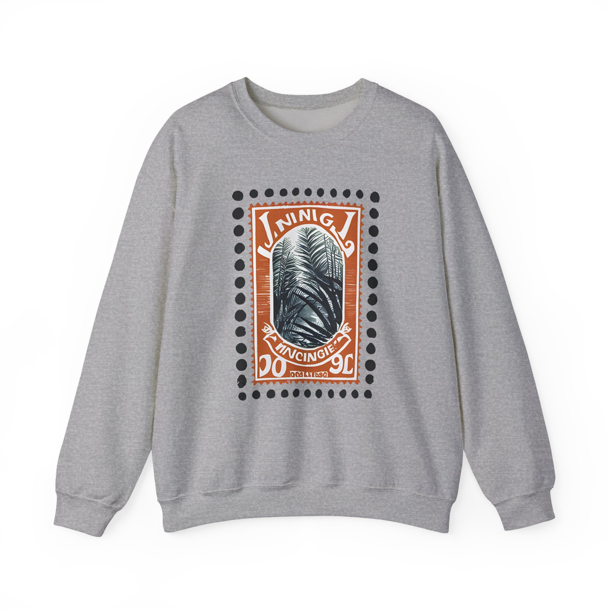 Jungle / Volcano Paradise Stamp Unisex Heavy Blendâ„¢ Crewneck Sweatshirt