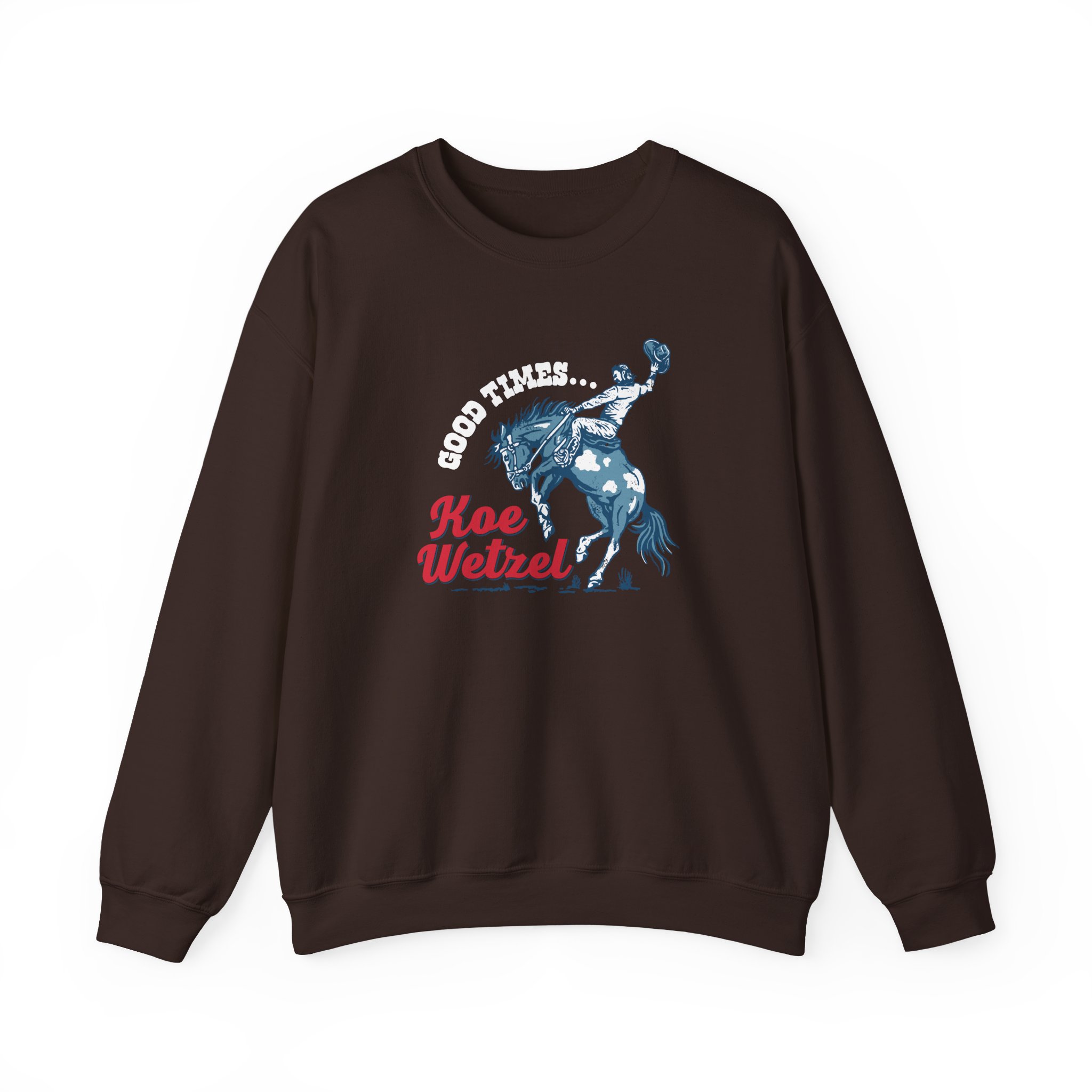 Koe Wetzel Good Times Bronco Unisex Heavy Blendâ„¢ Crewneck Sweatshirt