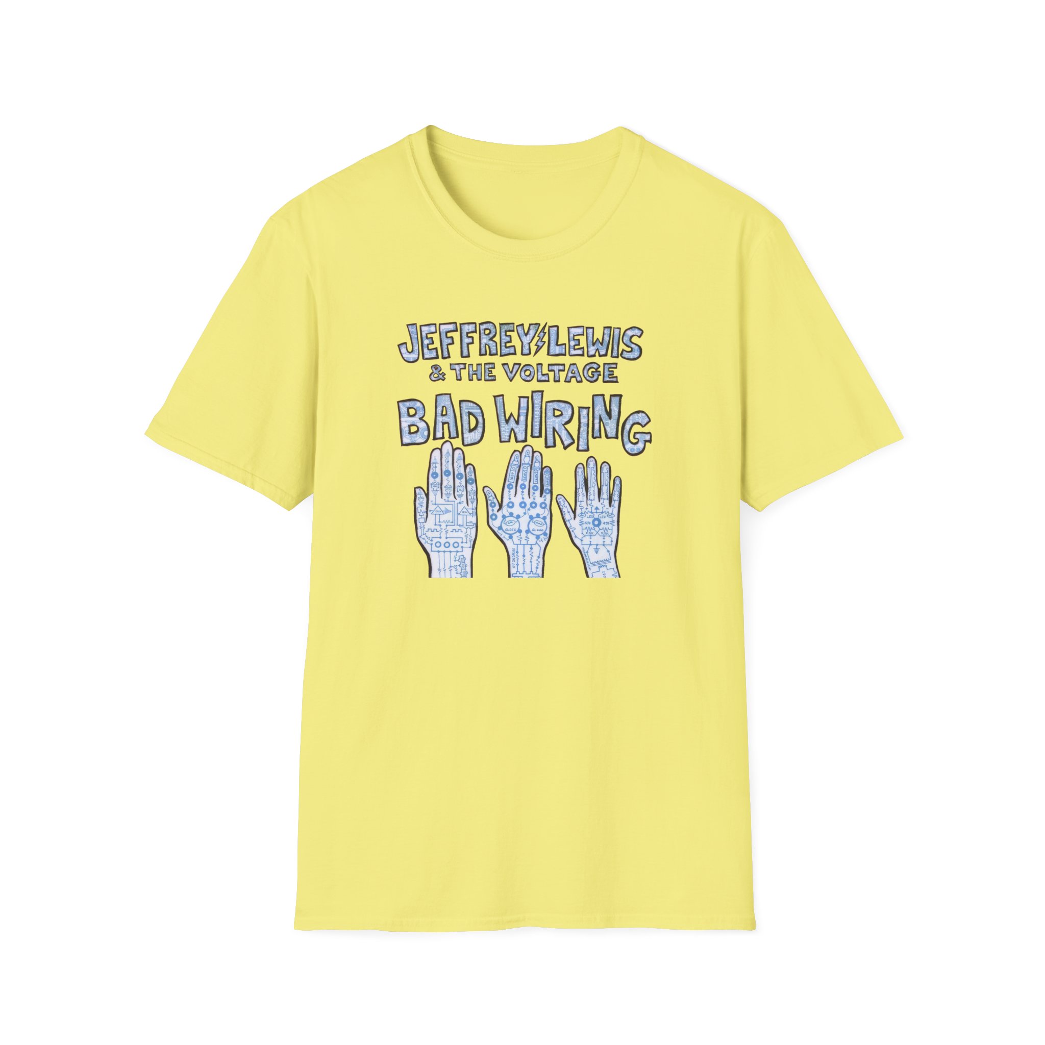 Jeffrey Lewis Bad Wiring 12" Unisex Softstyle T-Shirt