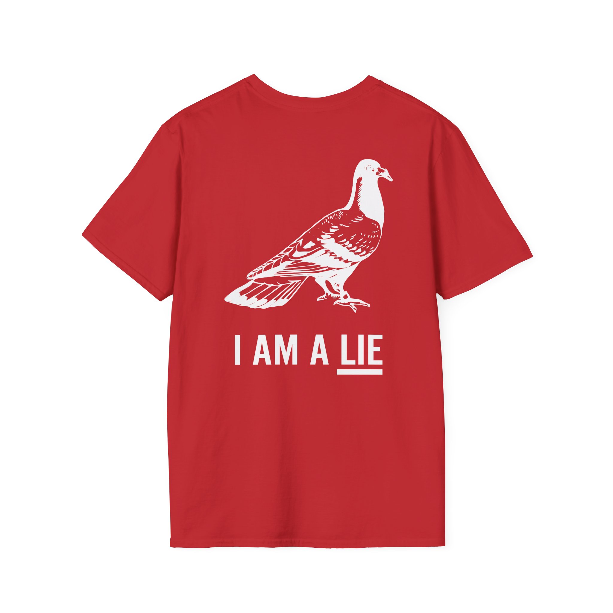 Birds Arent Real I am a Lie Unisex Softstyle T-Shirt
