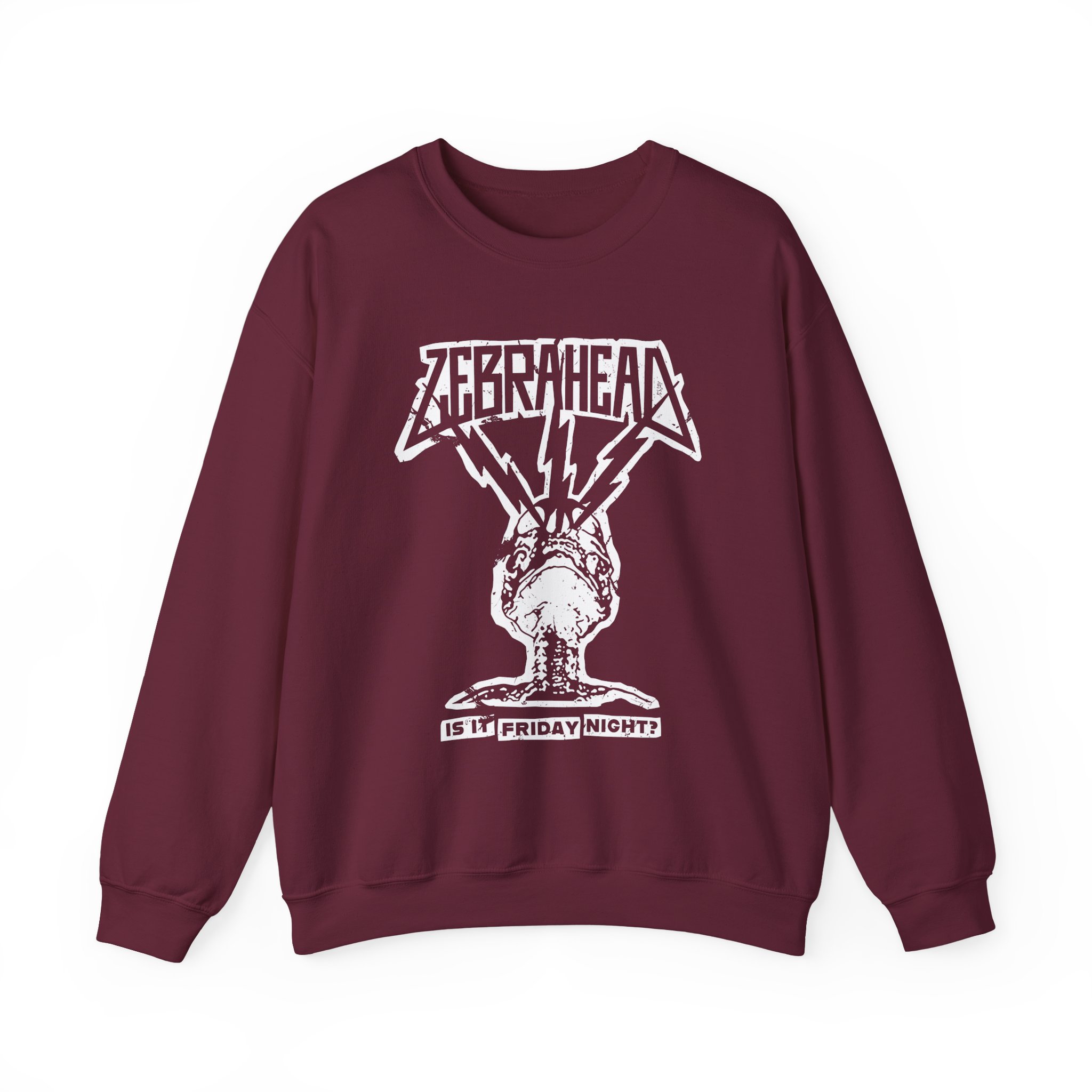 Zebrahead Lightning Skull Friday night tour Unisex Heavy Blendâ„¢ Crewneck Sweatshirt