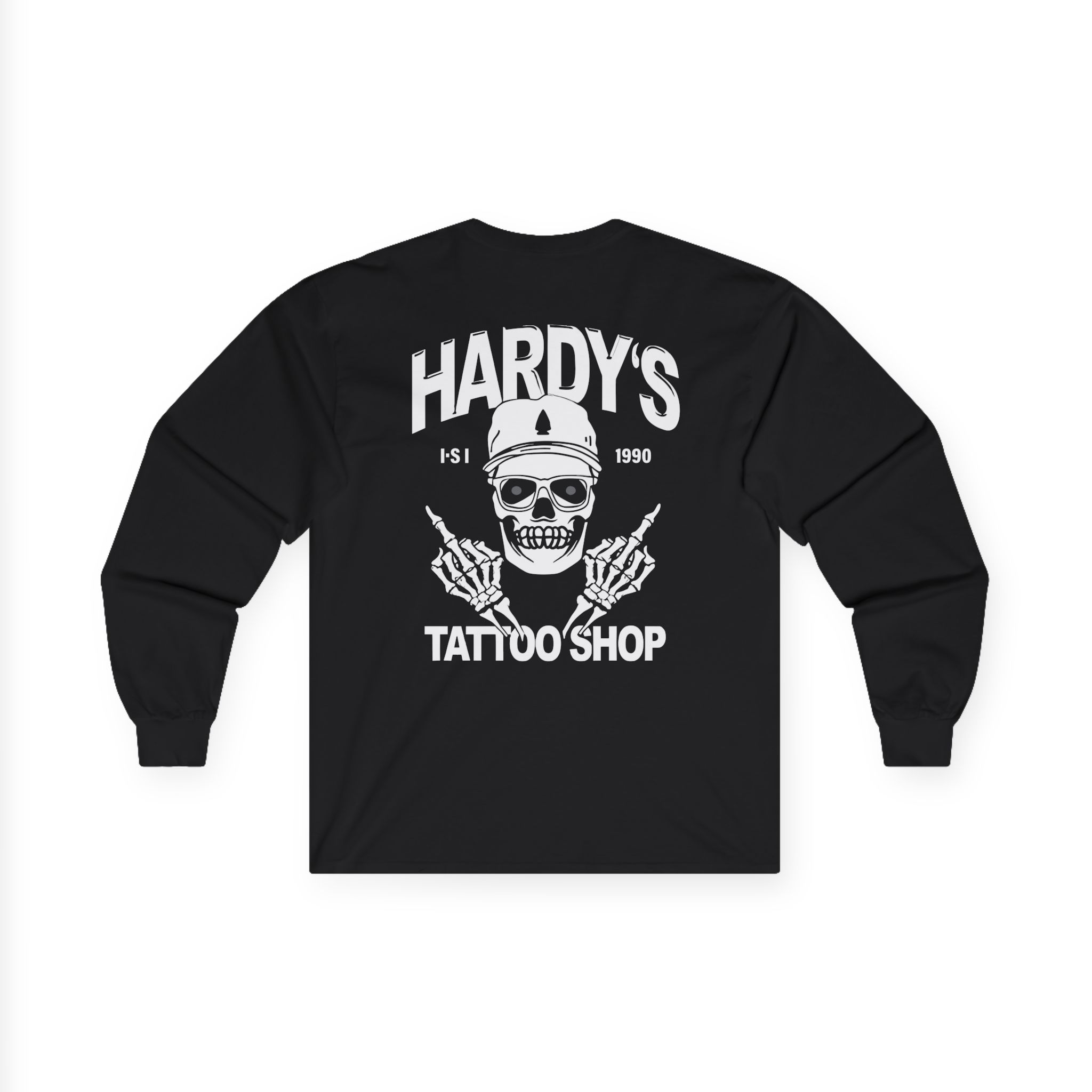 Hardy Tattoo Shop Unisex Ultra Cotton Long Sleeve Tee