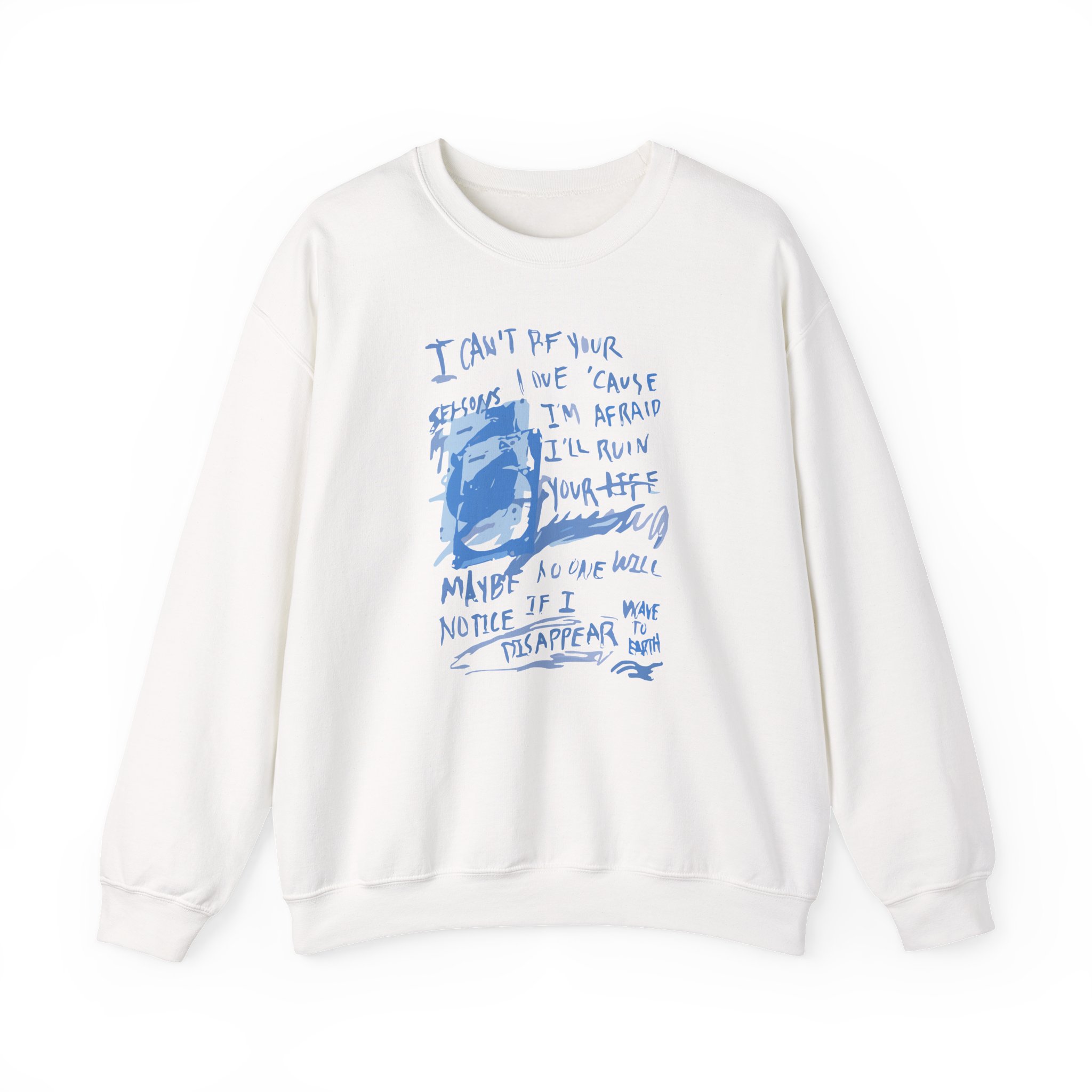 Wave to Earth Unisex Heavy Blendâ„¢ Crewneck Sweatshirt
