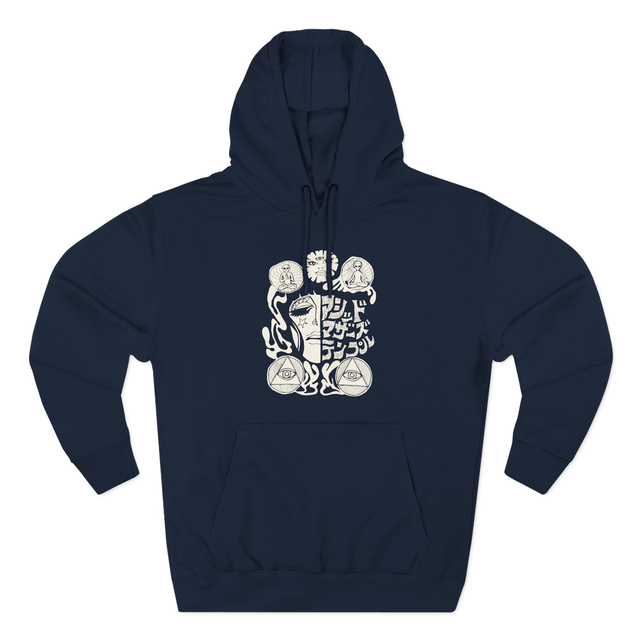 Acid Mothers Temple Three-Panel Fleece Hoodie